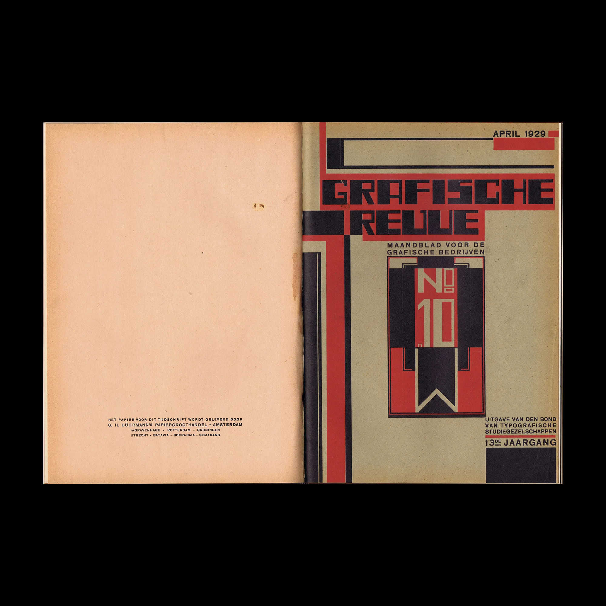 Grafische Revue, 13e Jaargang, April 1929