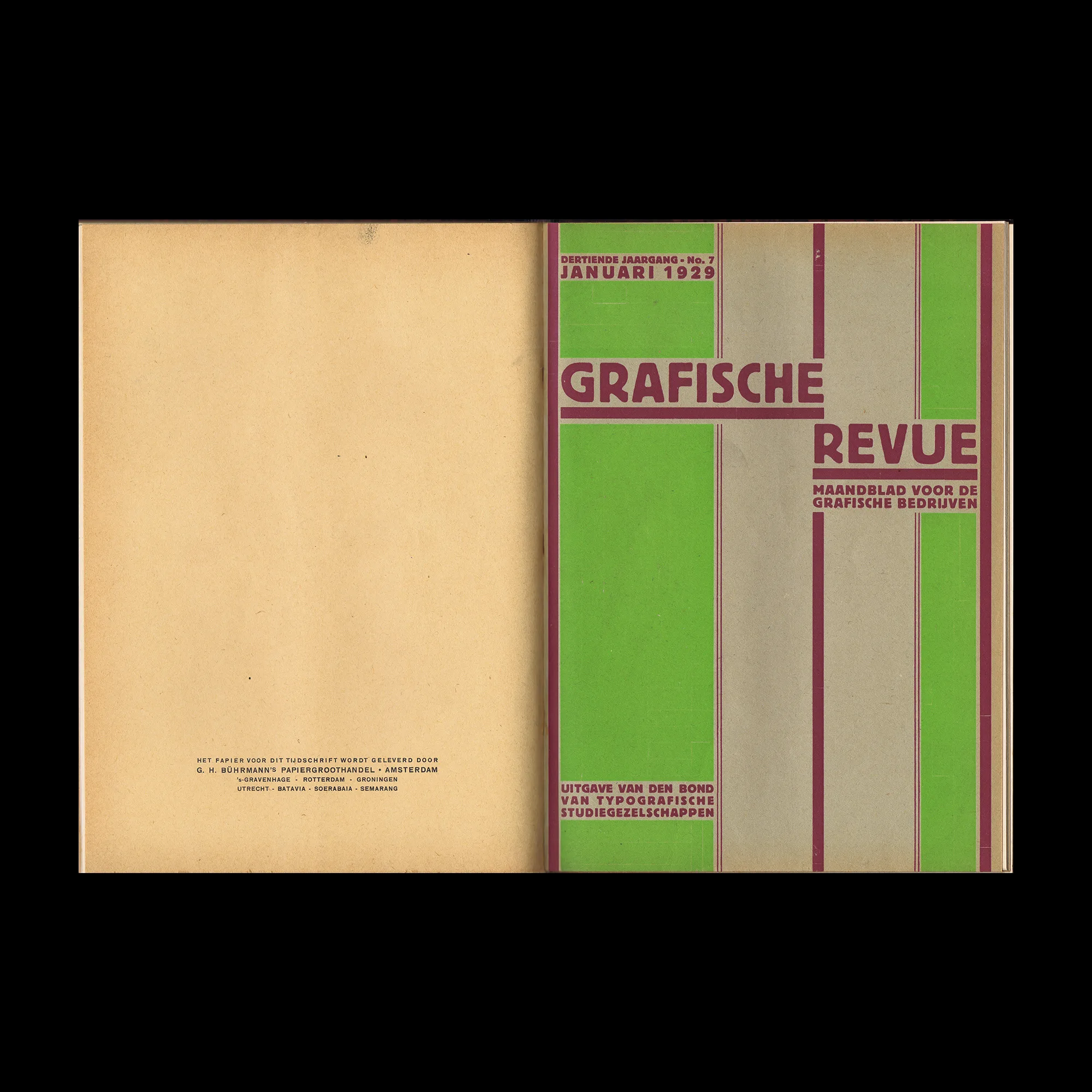 Grafische Revue, 13e Jaargang, Januari 1929