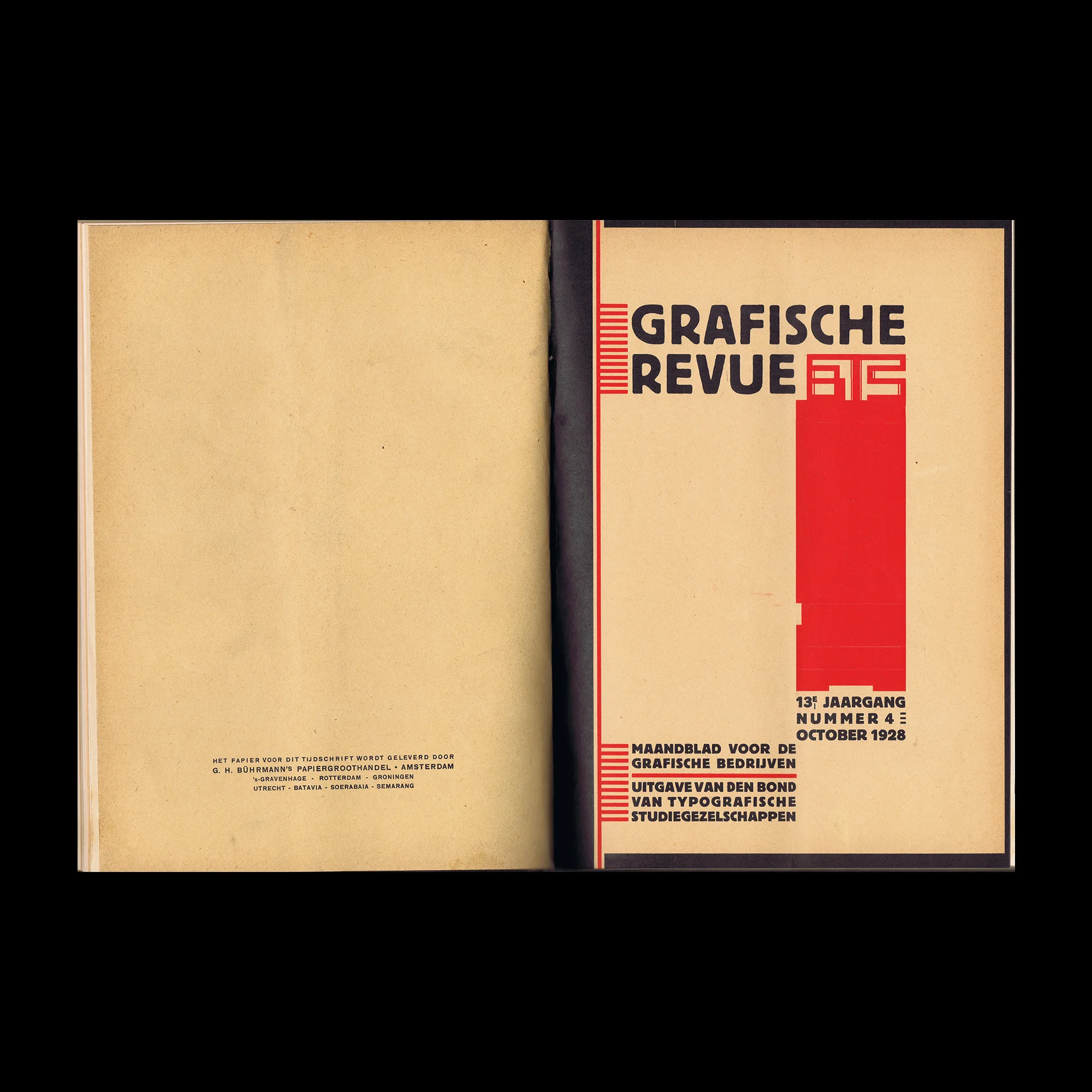 Grafische Revue, 13e Jaargang, October 1928