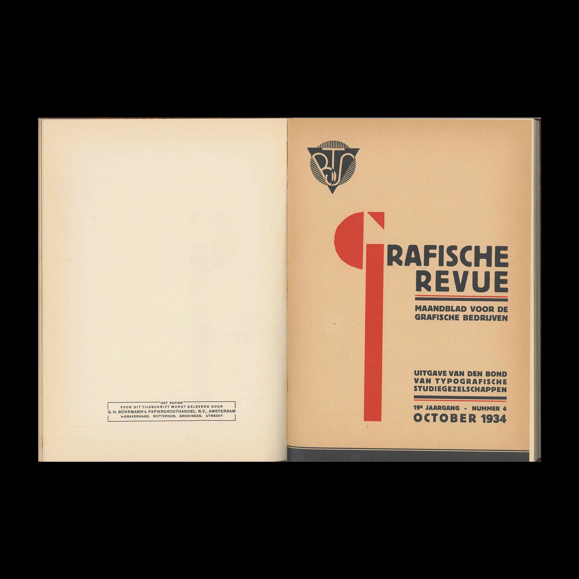 Grafische Revue, 19e Jaargang, October 1934