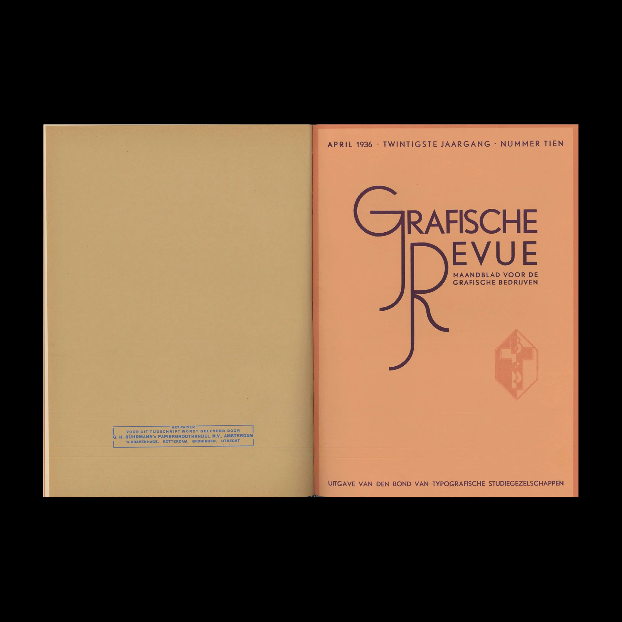 Grafische Revue, 21e Jaargang, April 1936