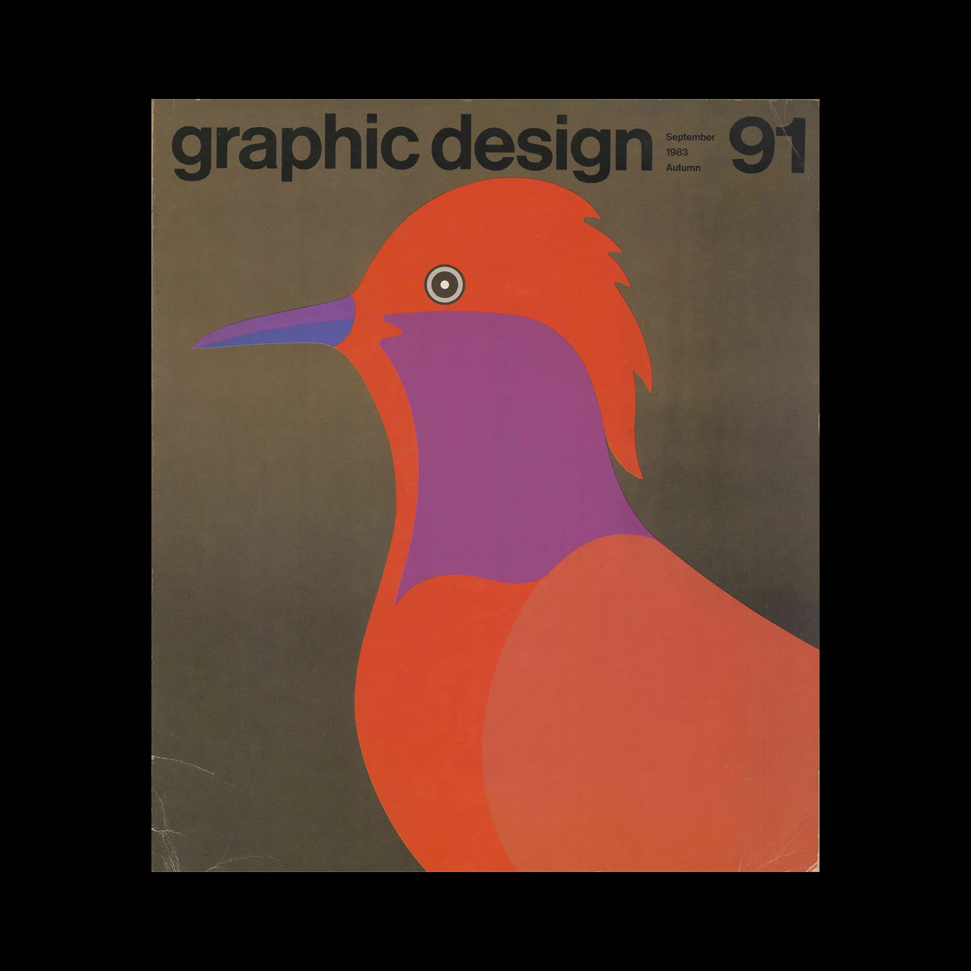 Graphic Design 91, 1983. Cover design by Ryohei Kojima