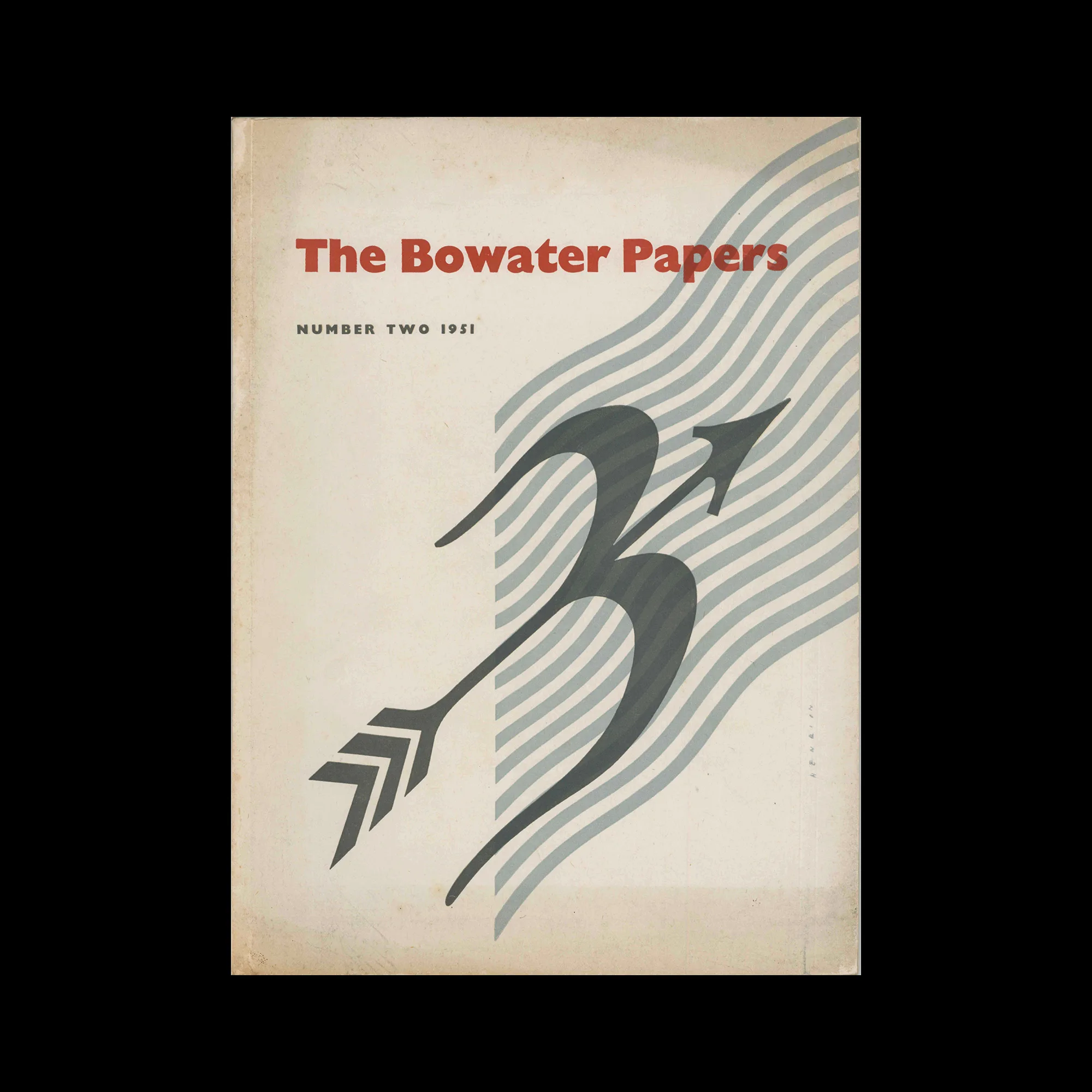 The Bowater Papers No.2, The Bowater Paper Corporation Limited, 1951. Cover design by FHK Henrion