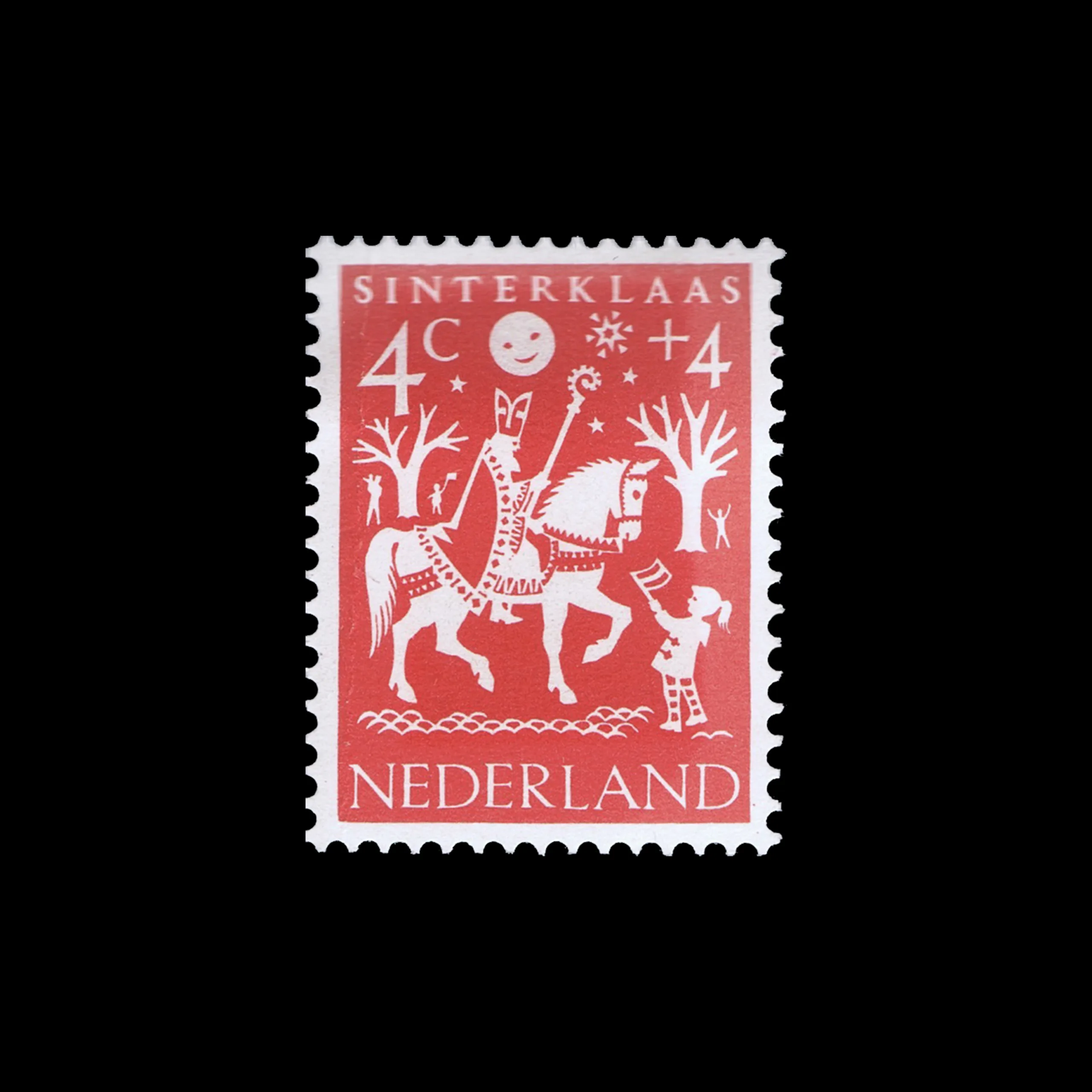  Children’s Parties, Netherlands Stamps, 1961. Designed by H. Bottema