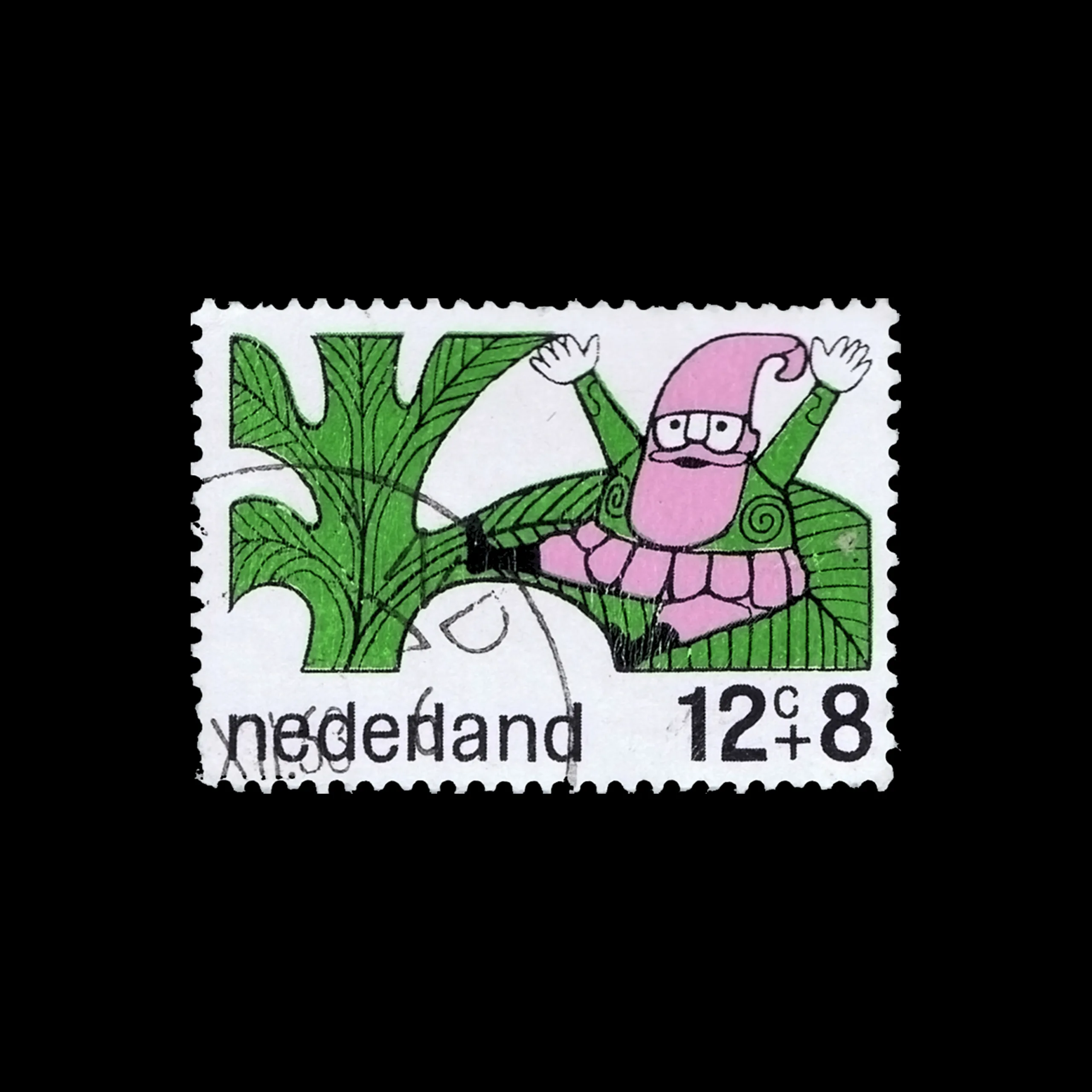 Fairytale Characters, Children’s Stamps, Netherlands, 1968. Designed by Ootje Oxenaar