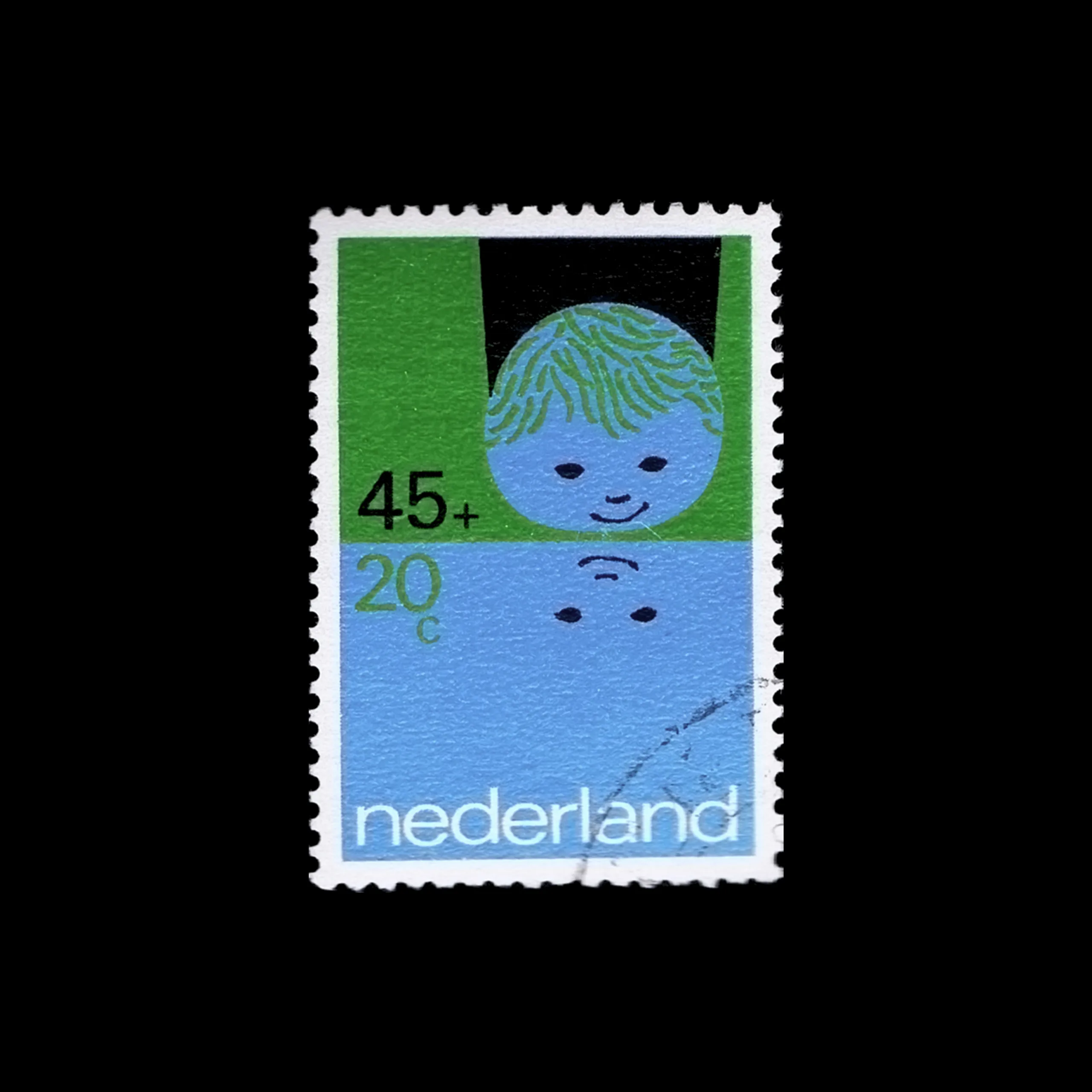 Symbols from the Children's World, Children’s Stamps, Netherlands, 1971. Designed by B. van Wely