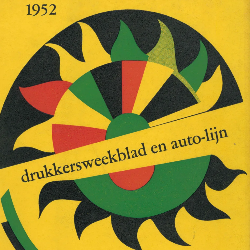 Drukkersweekblad en Autolijn Kerstnummer 1952, 1952 Jan Bons