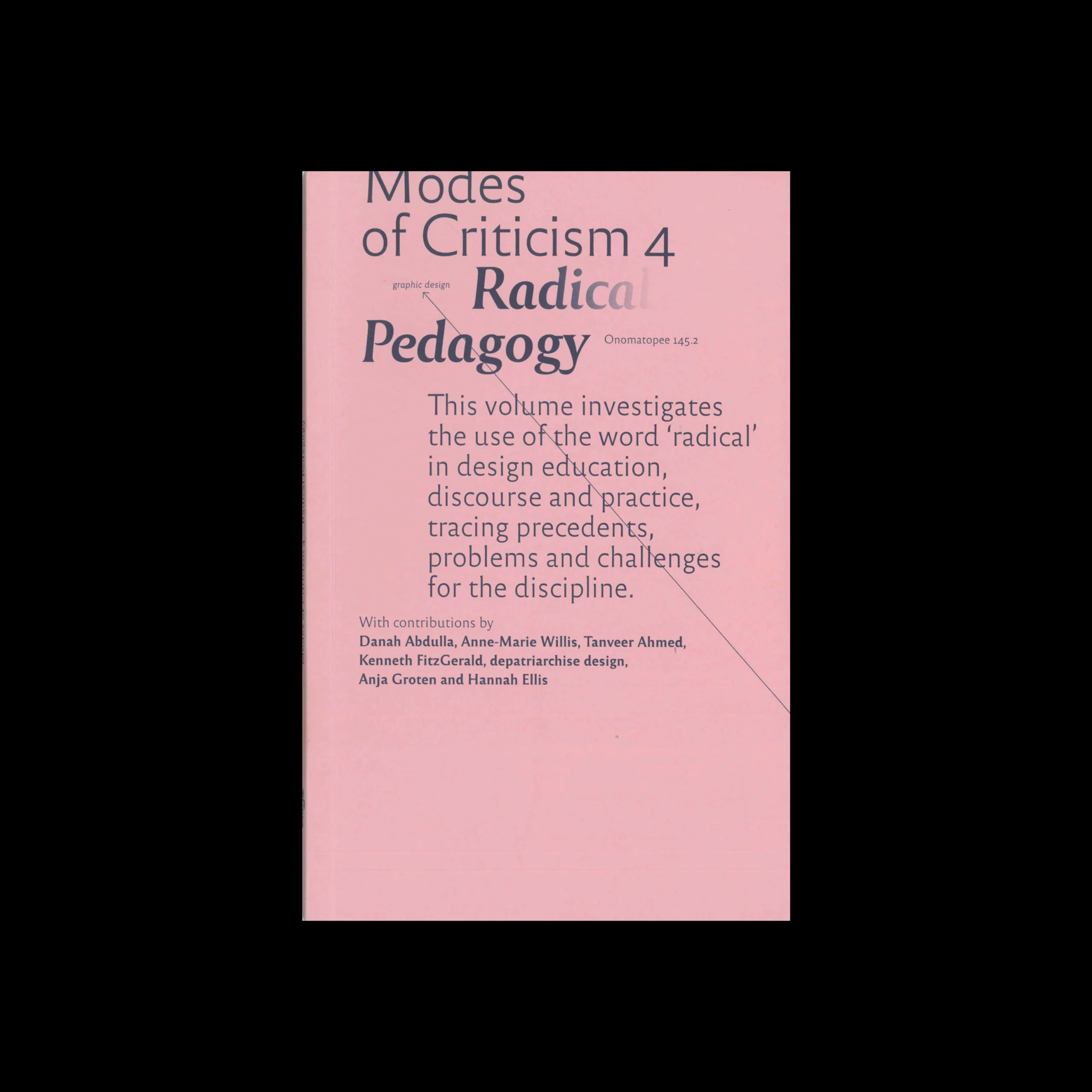 Modes of Criticism 4 – Radical Pedagogy, Onomatopee, 2019