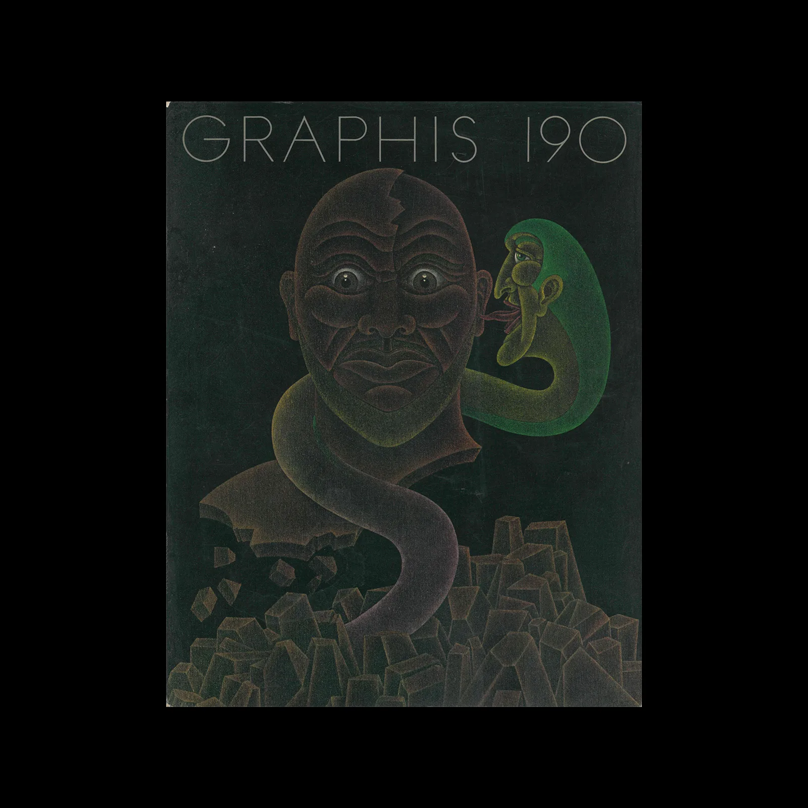 Graphis 190, 1977/78. Cover design by Barrie Tucker