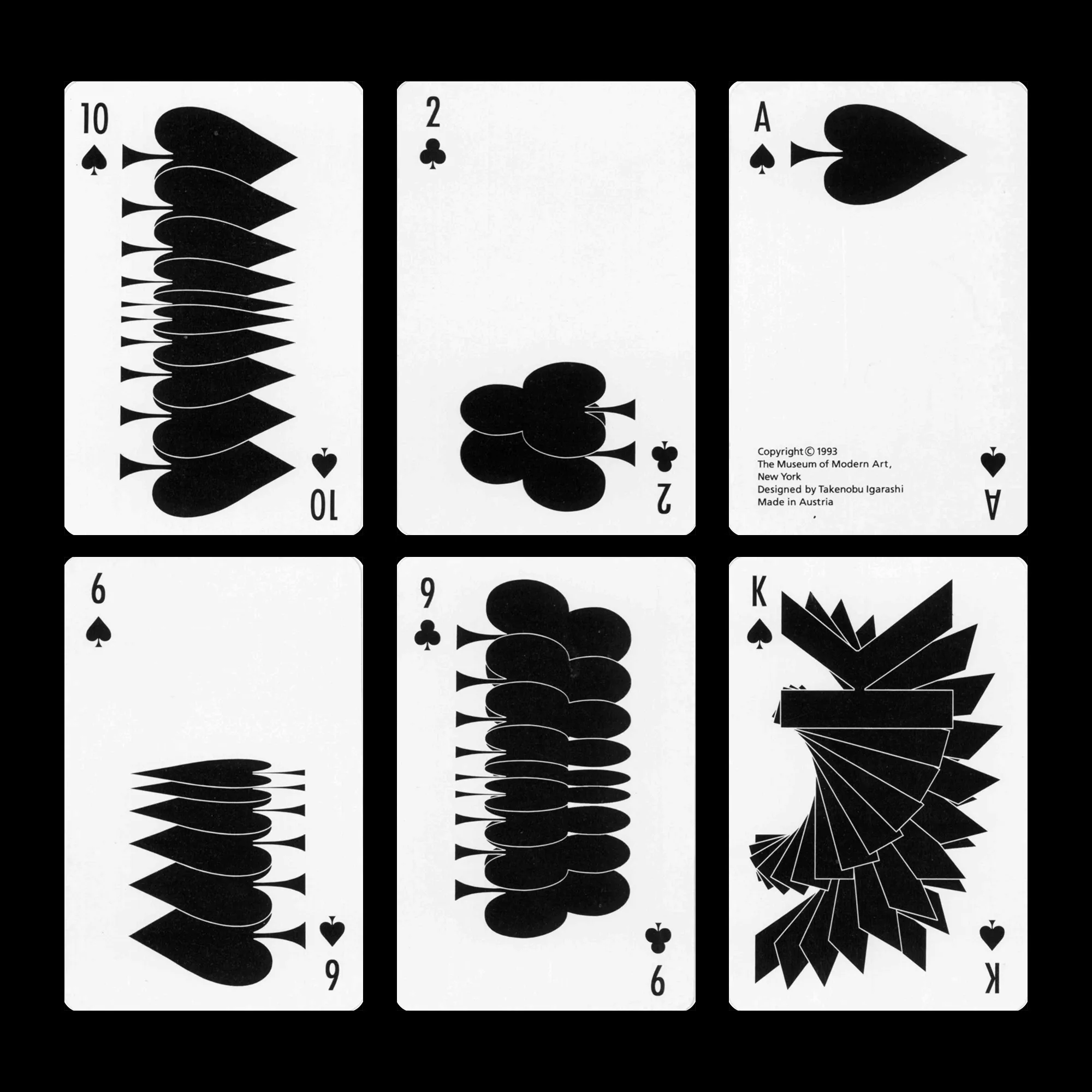 Playing Cards, Takenobu Igarashi, Museum of Modern Art, 1993