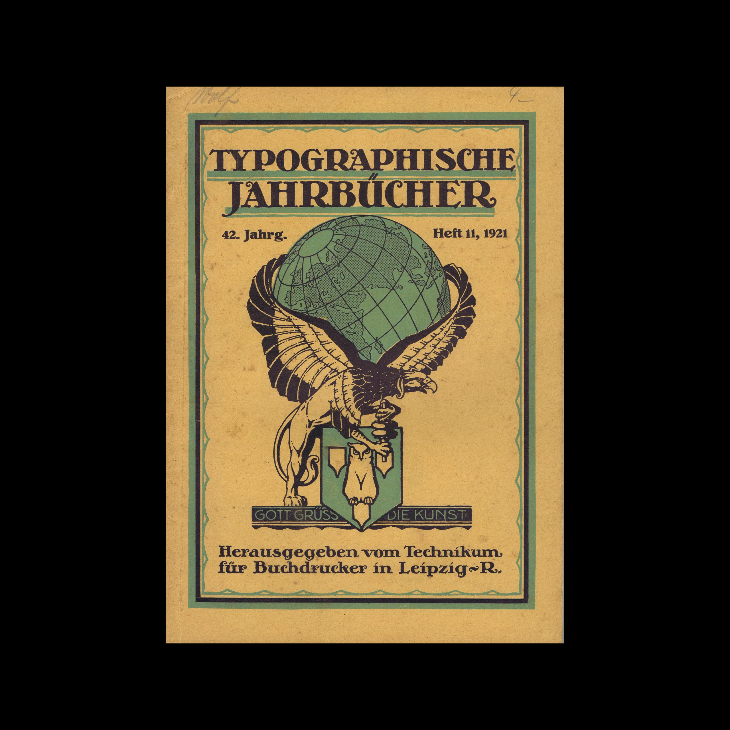 Typographische Jahrbücher, 42 Jahrg., Heft 11, 1921