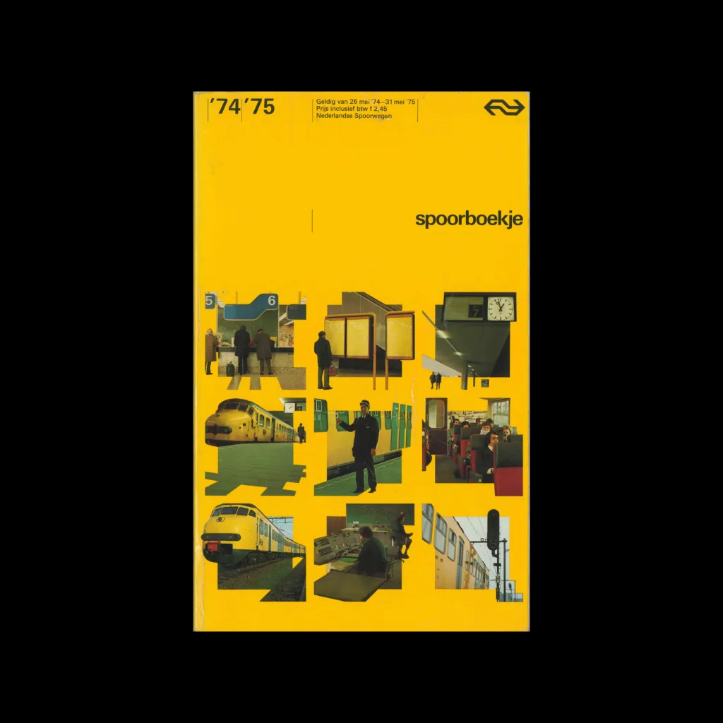 spoorboekje 1974-1975, Nederlandse Spoorwegen, 1974