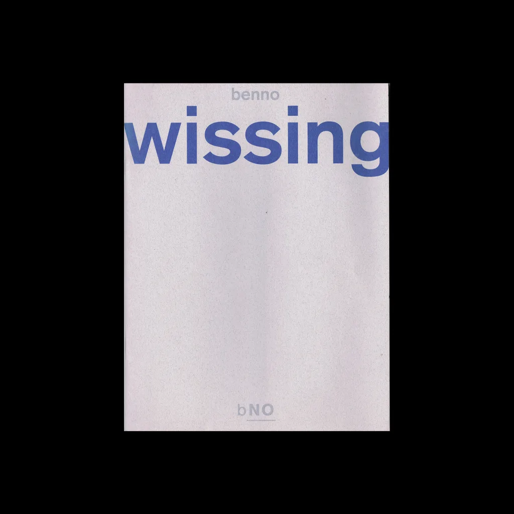 Benno Wissing, bNO, Amsterdam, 1993