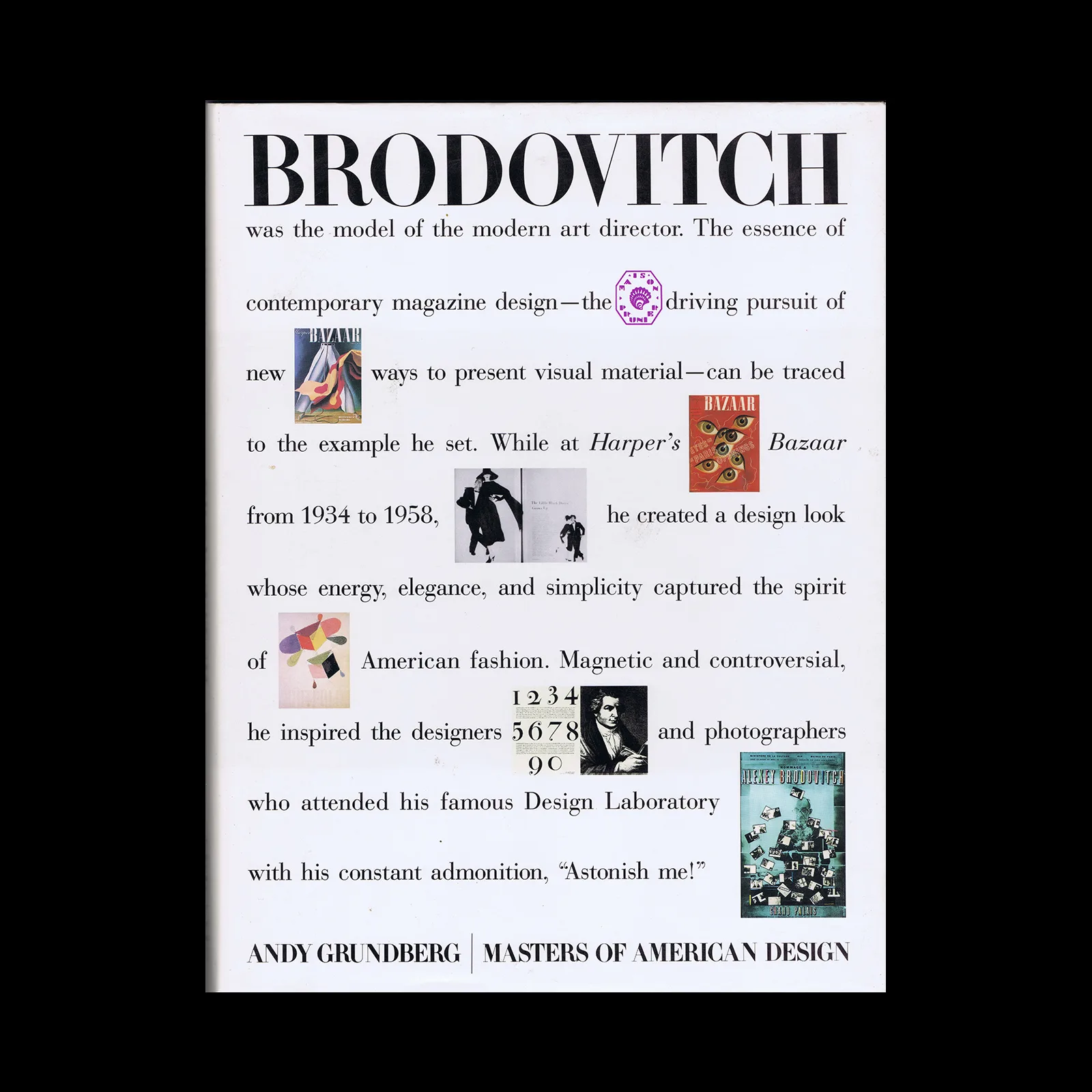 Brodovitch (Masters of American Design), Harry N. Abrams, 1989 1 Brodovitch (Masters of American Design), Harry N. Abrams, 1989