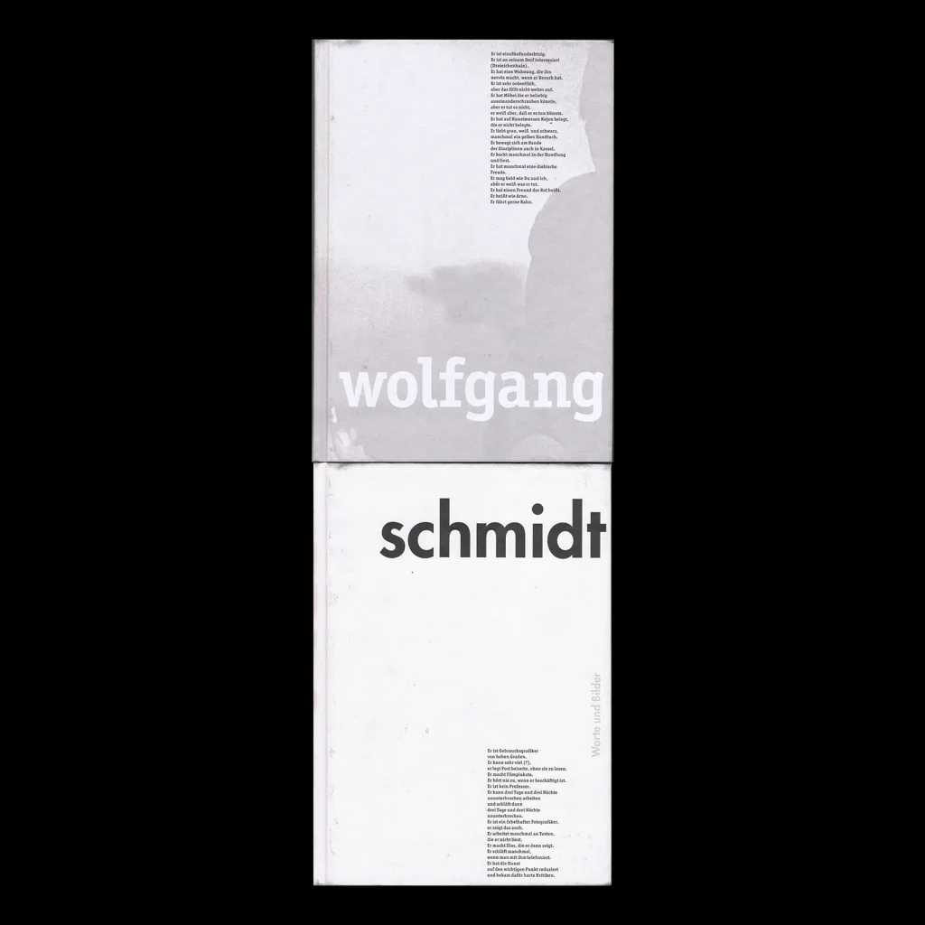 Wolfgang Schmidt: Worte und Bilder, Hermann Schmidt Mainz, 1992