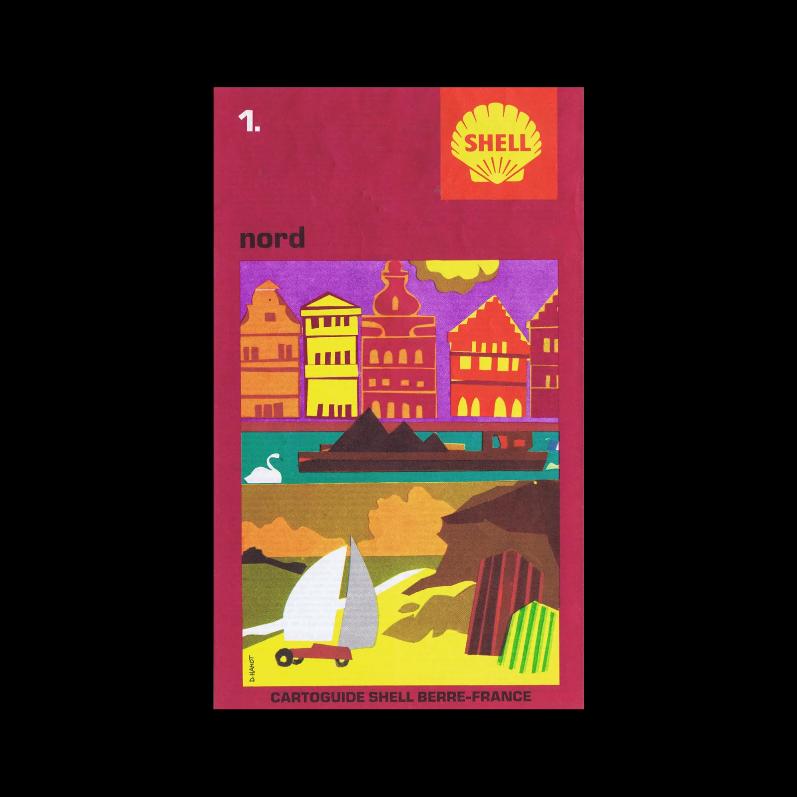 Nord, French Cartoguide 01, Shell, 1971