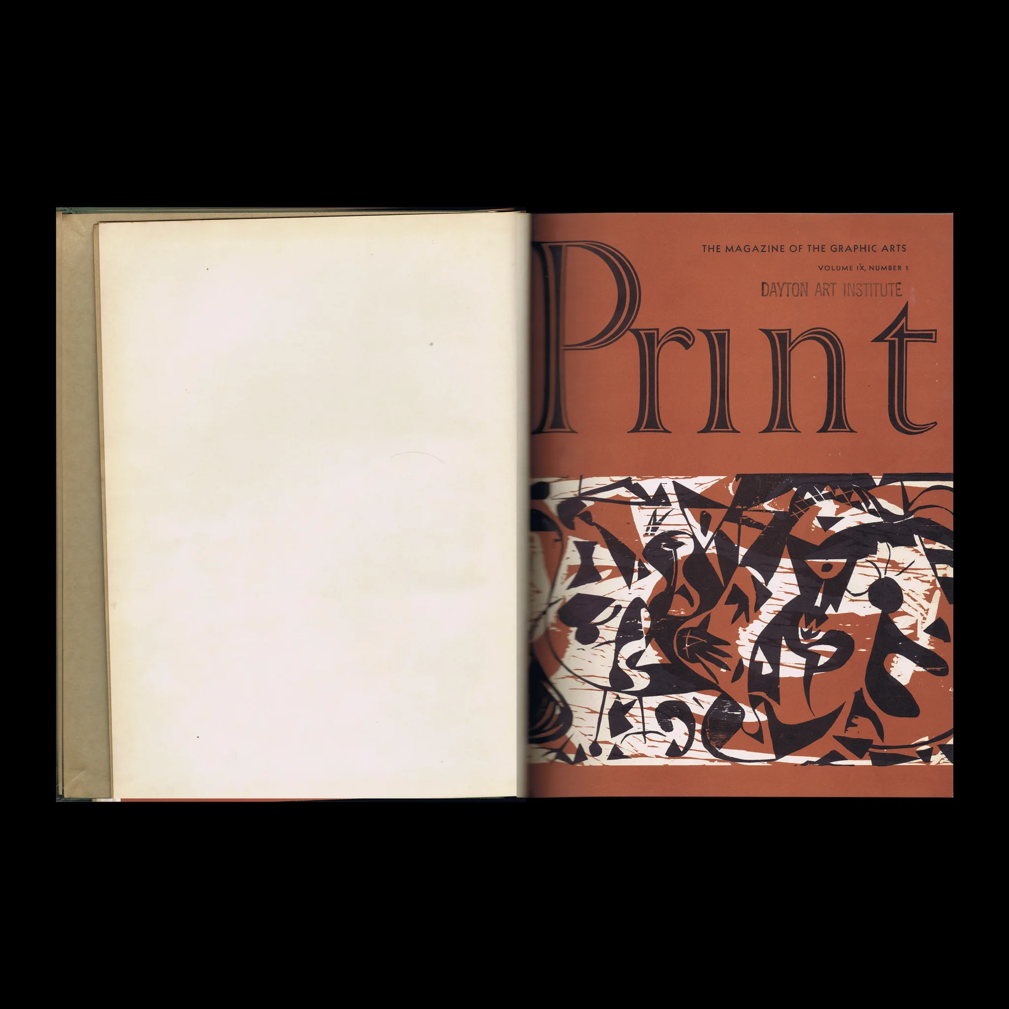 Print, A Quarterly Journal of The Graphic Arts, Vol 9, No.1, June-July 1954
