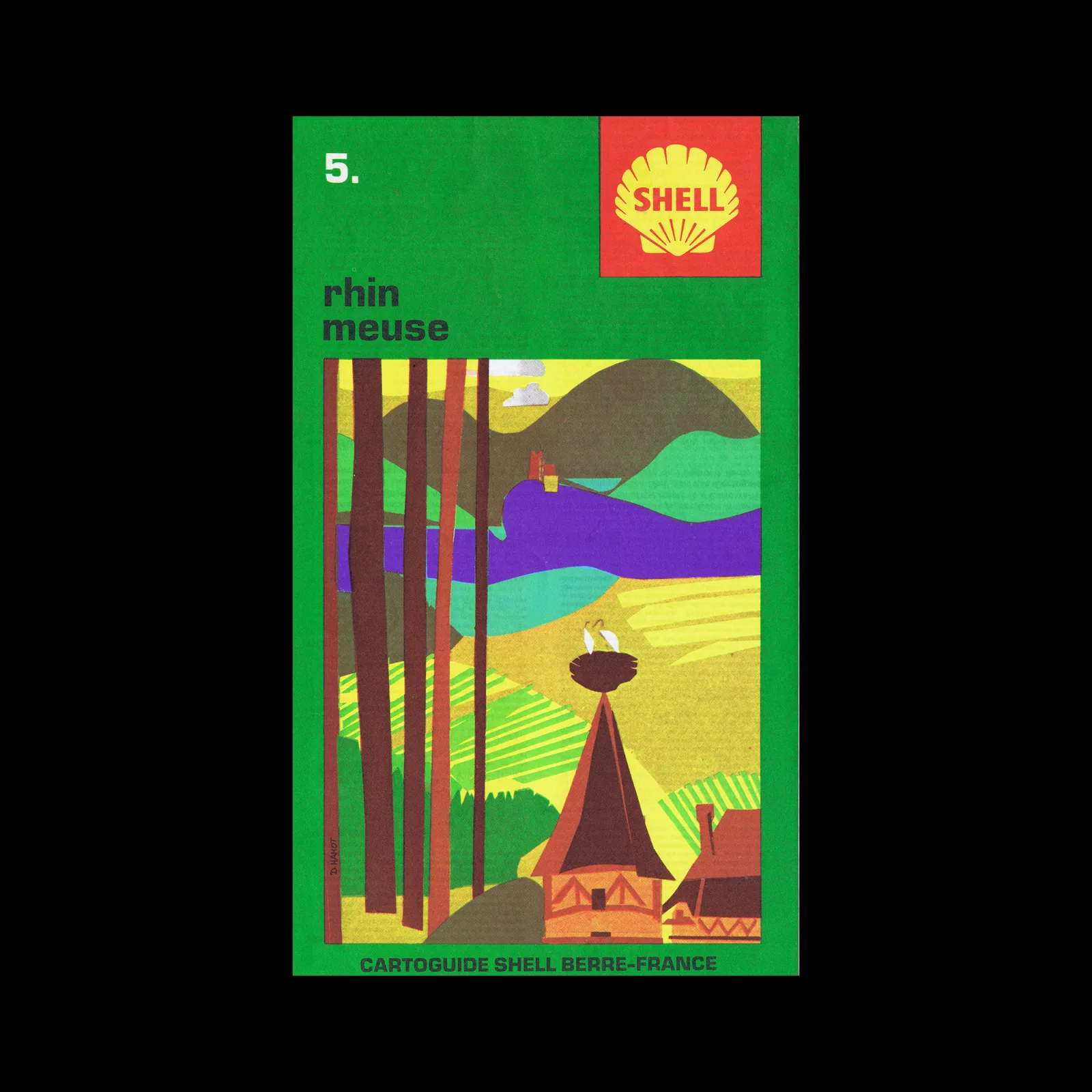 Rhin-Meuse, French Cartoguide 05, Shell, 1971