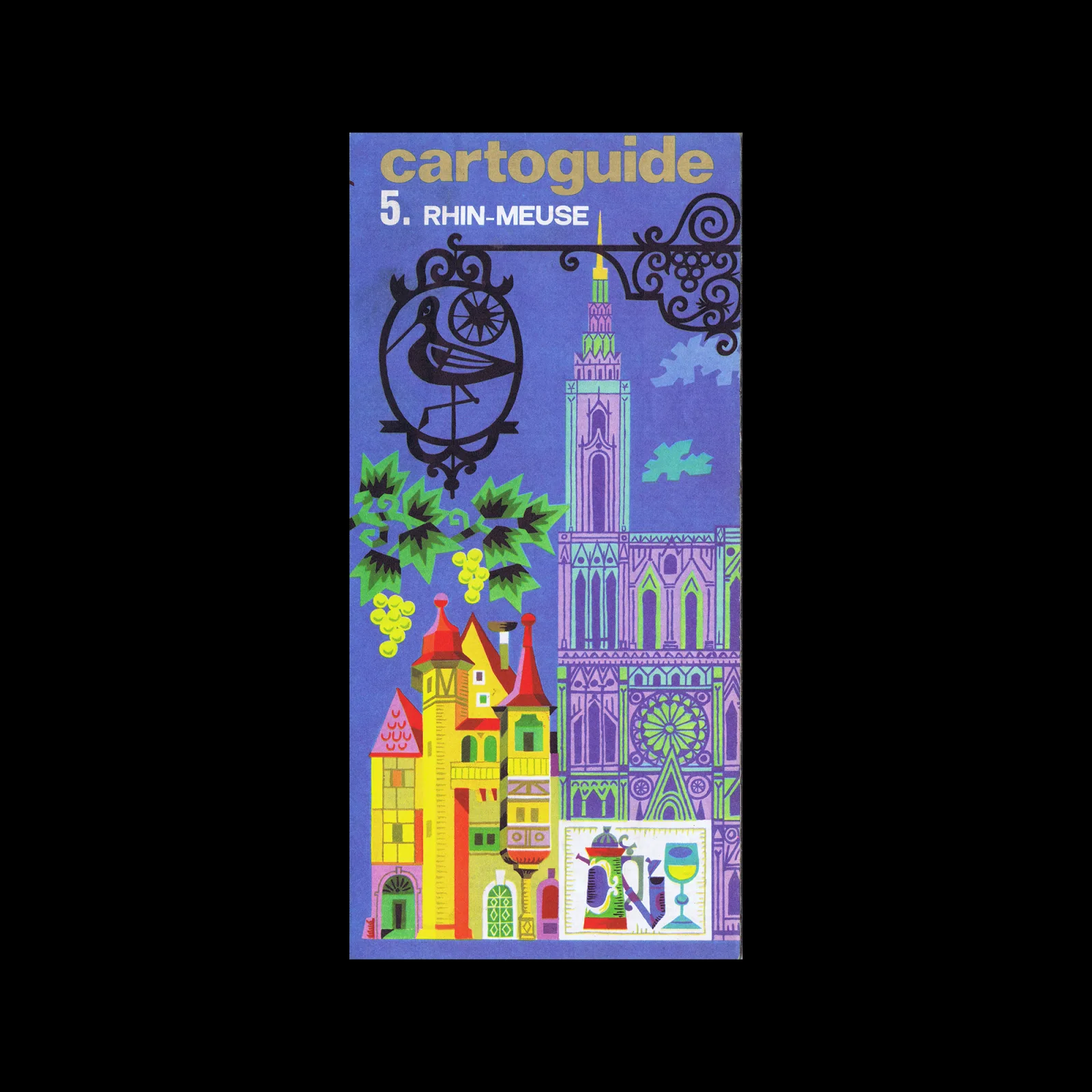 Rhin-Meuse, French Cartoguide 05, Shell, 1975