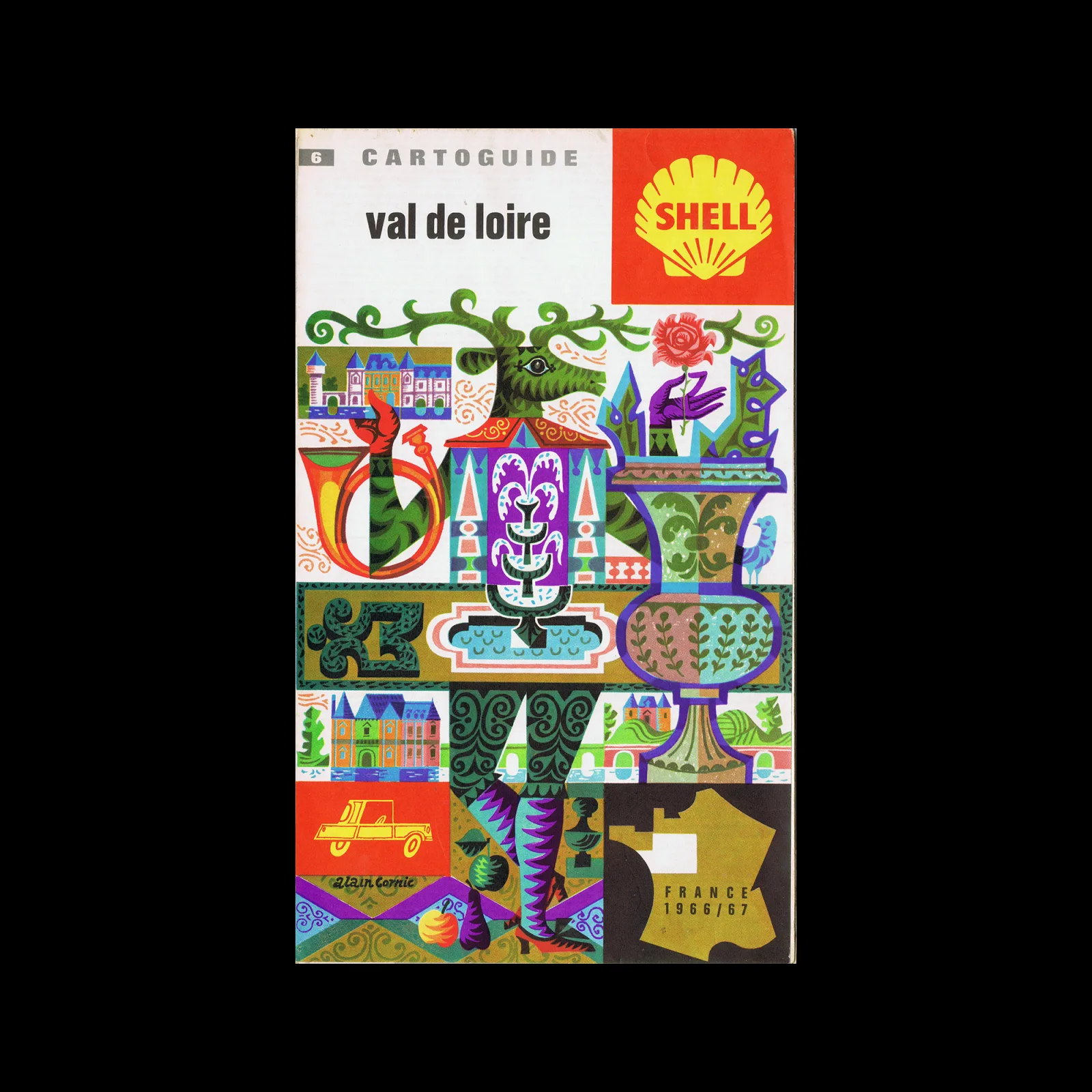 Val de Loire, French Cartoguide 06, Shell, 1966/67