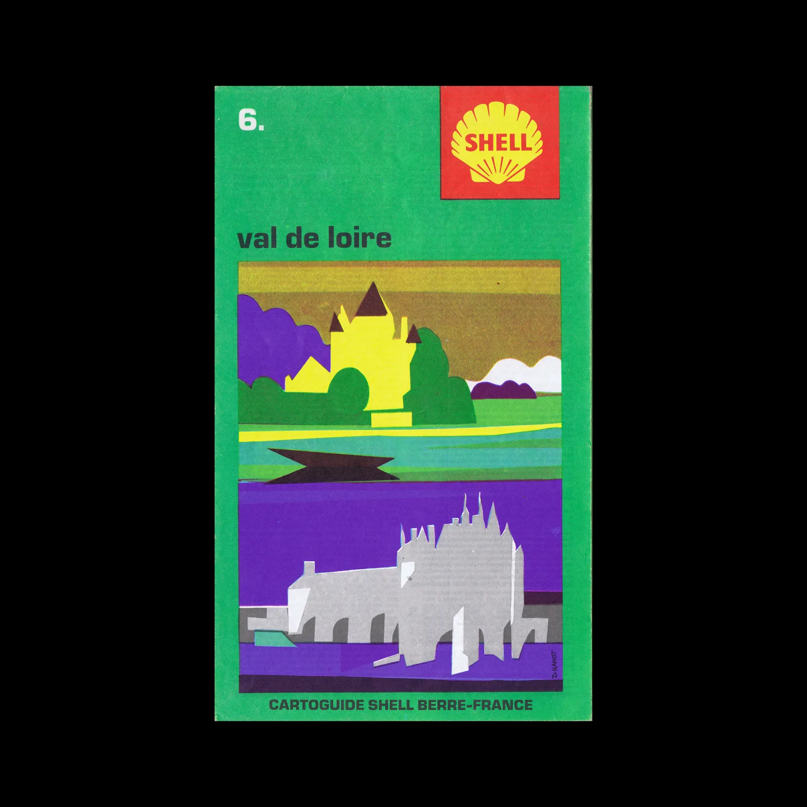 Val de Loire, French Cartoguide 06, Shell, 1971