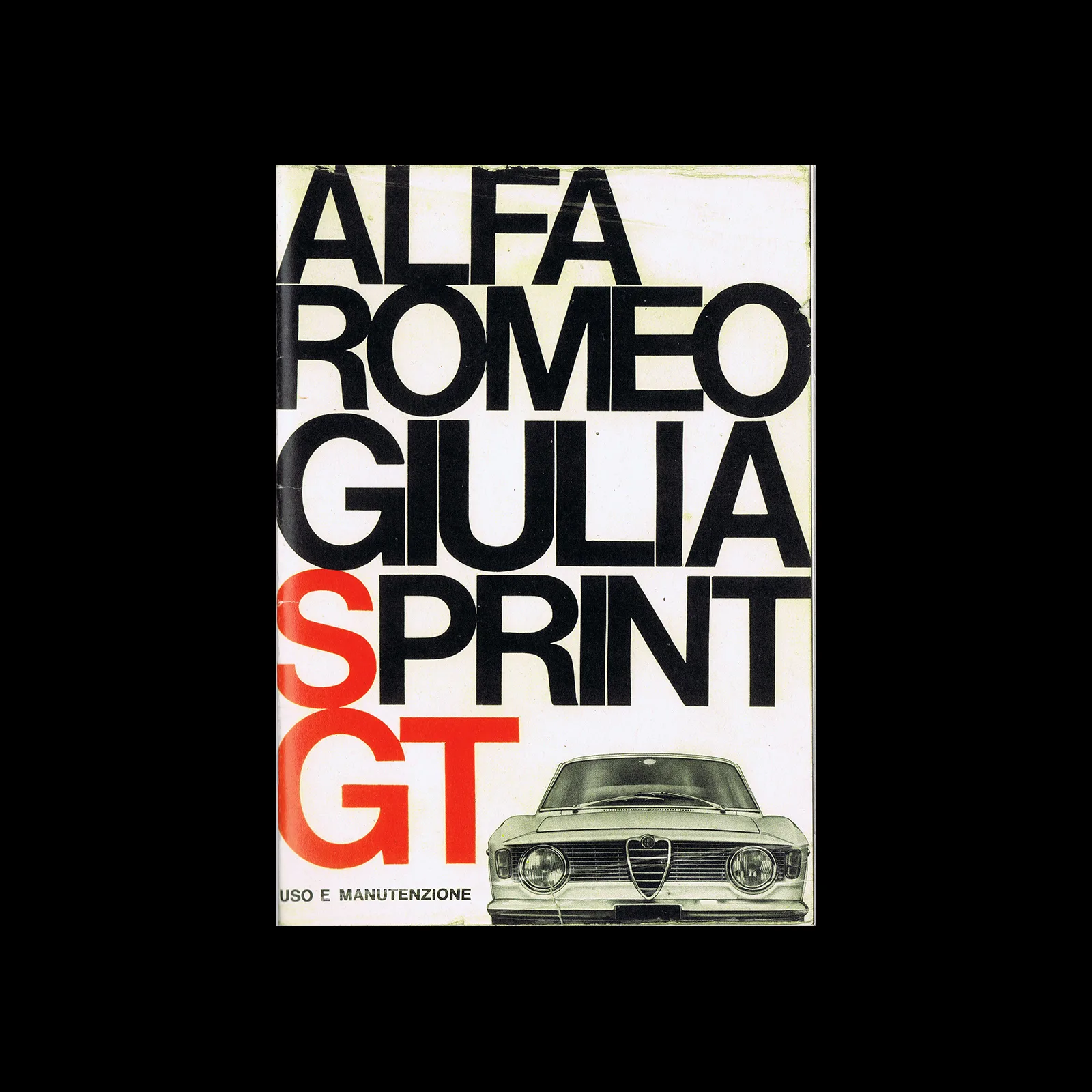 Alfa Romeo Giulia Sprint GT, Libretto uso e manutezione, 1965