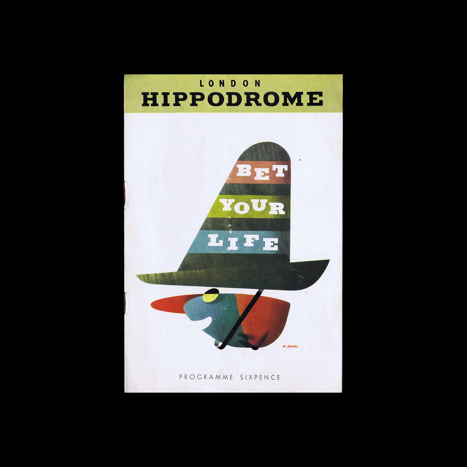 Bet Your Life, London Hippodrome, Programme, 1952