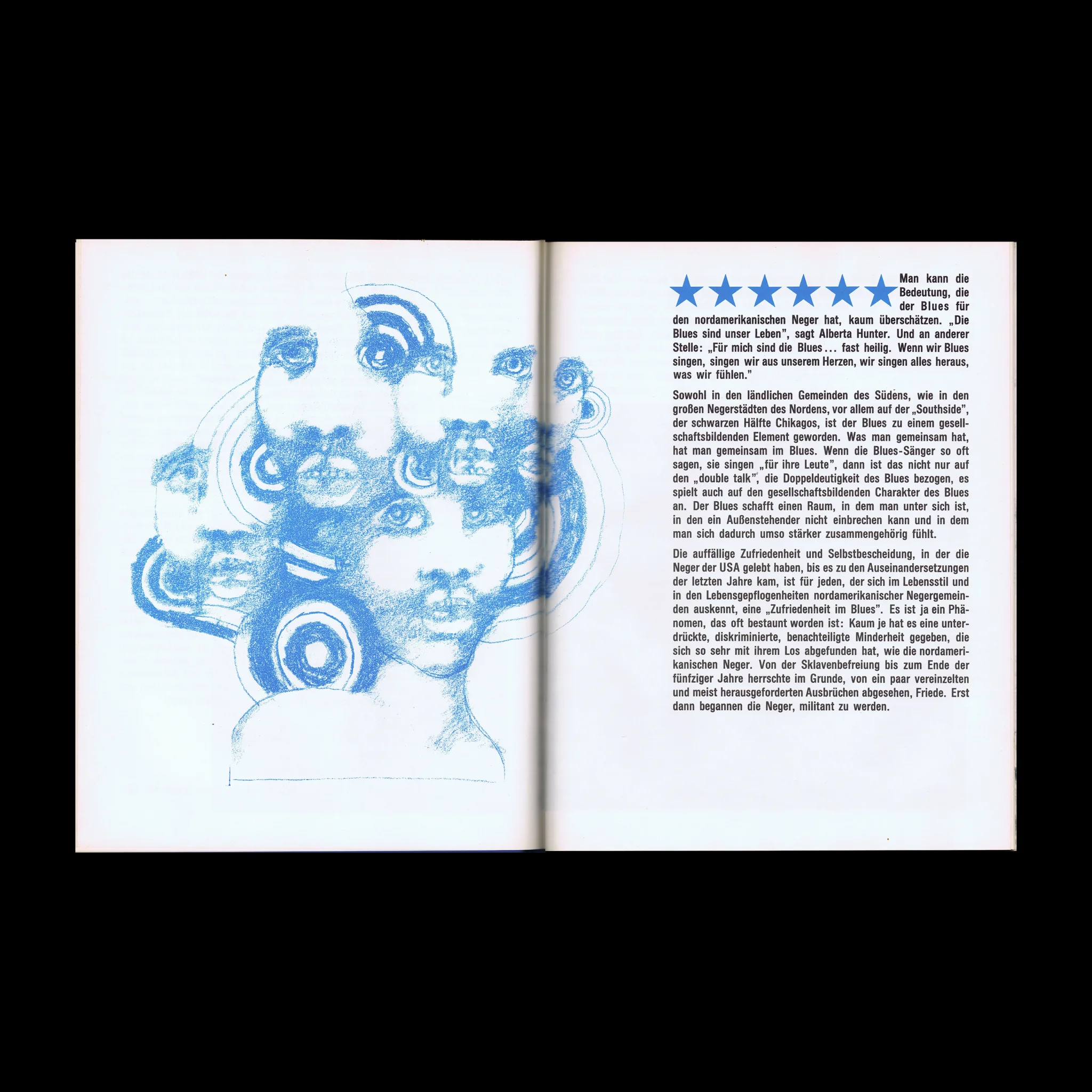 Blues, Köln, Gerig, 1970. Illustrated by Hans-Ulrich Osterwalder
