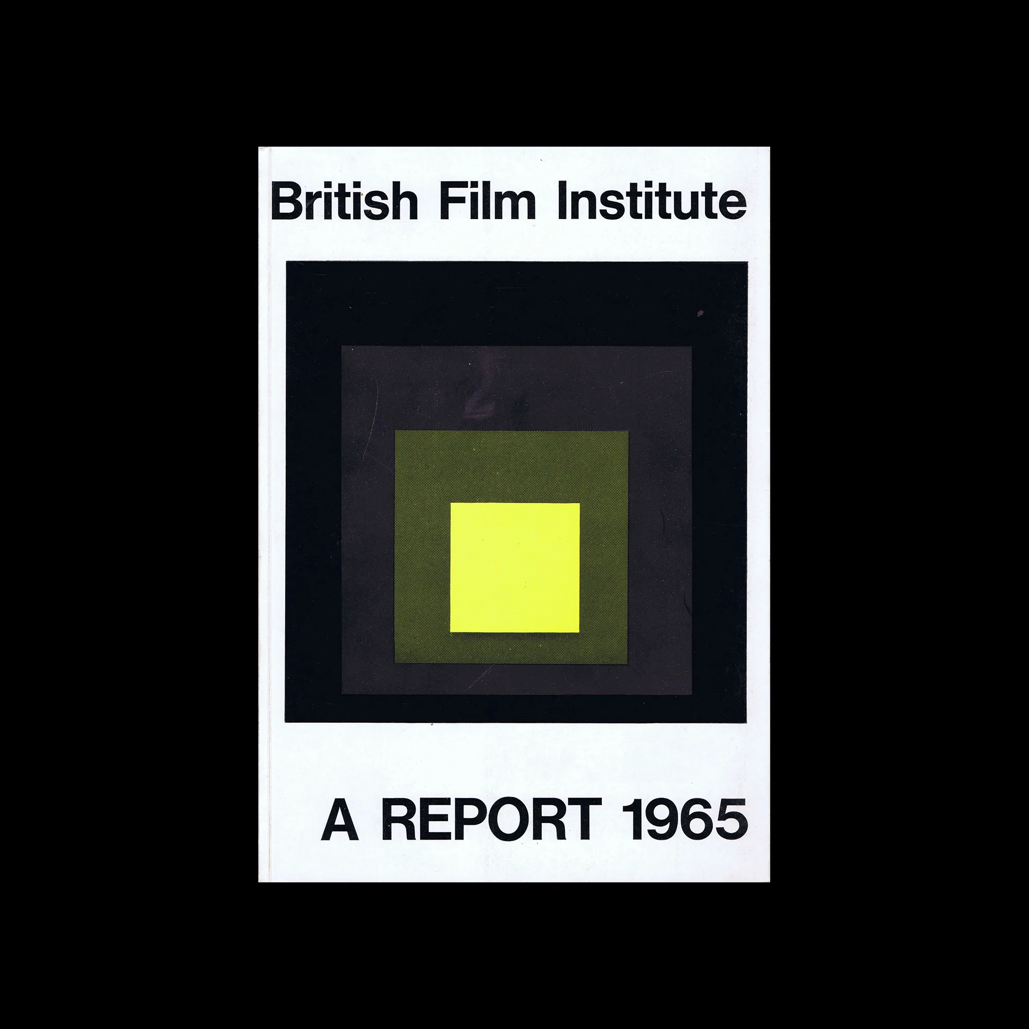 British Film Institute, A Report 1965, 1965. Designed by Germano Facetti