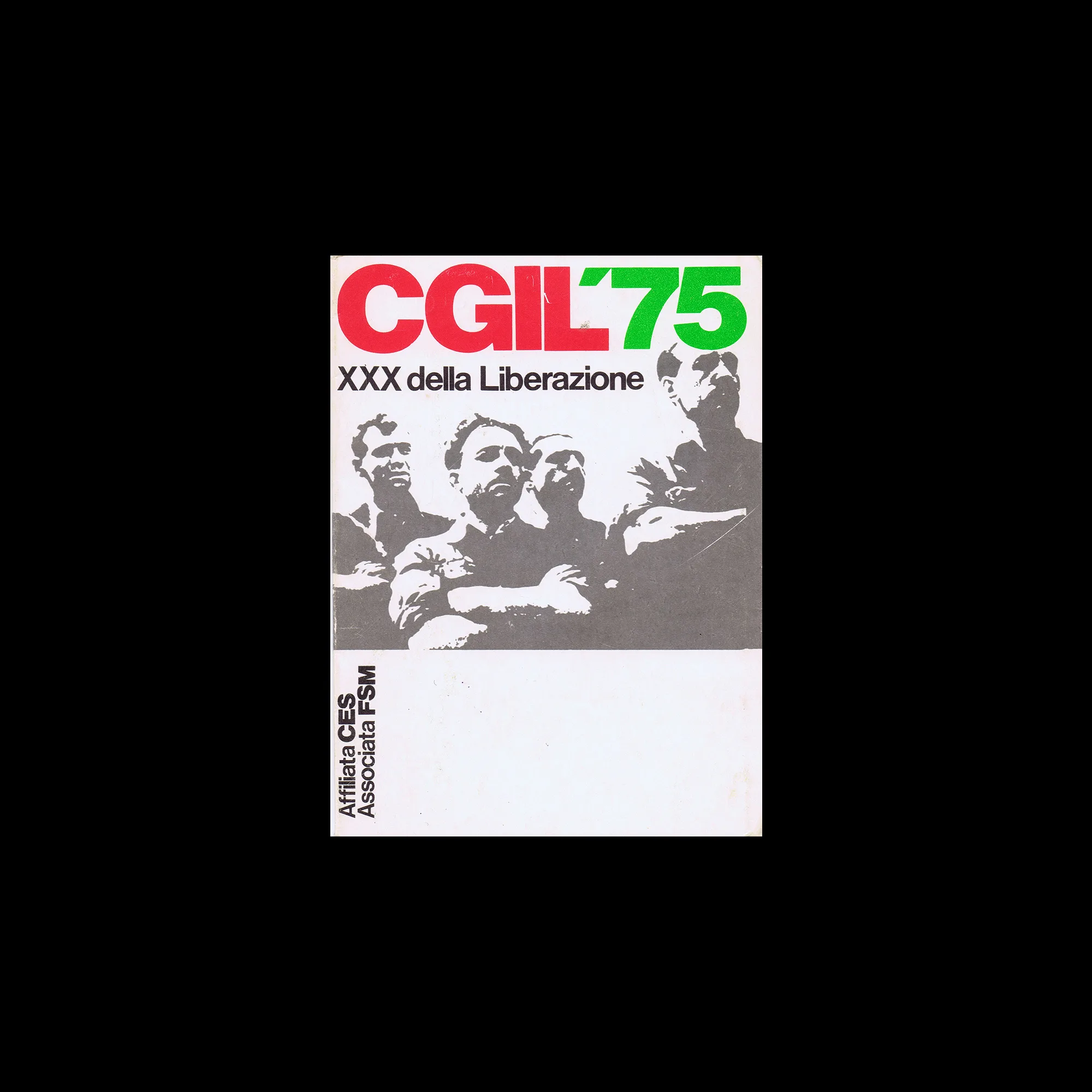 CGIL (Confederazione Generale Italiana del Lavoro), Trade Union Card, 1975