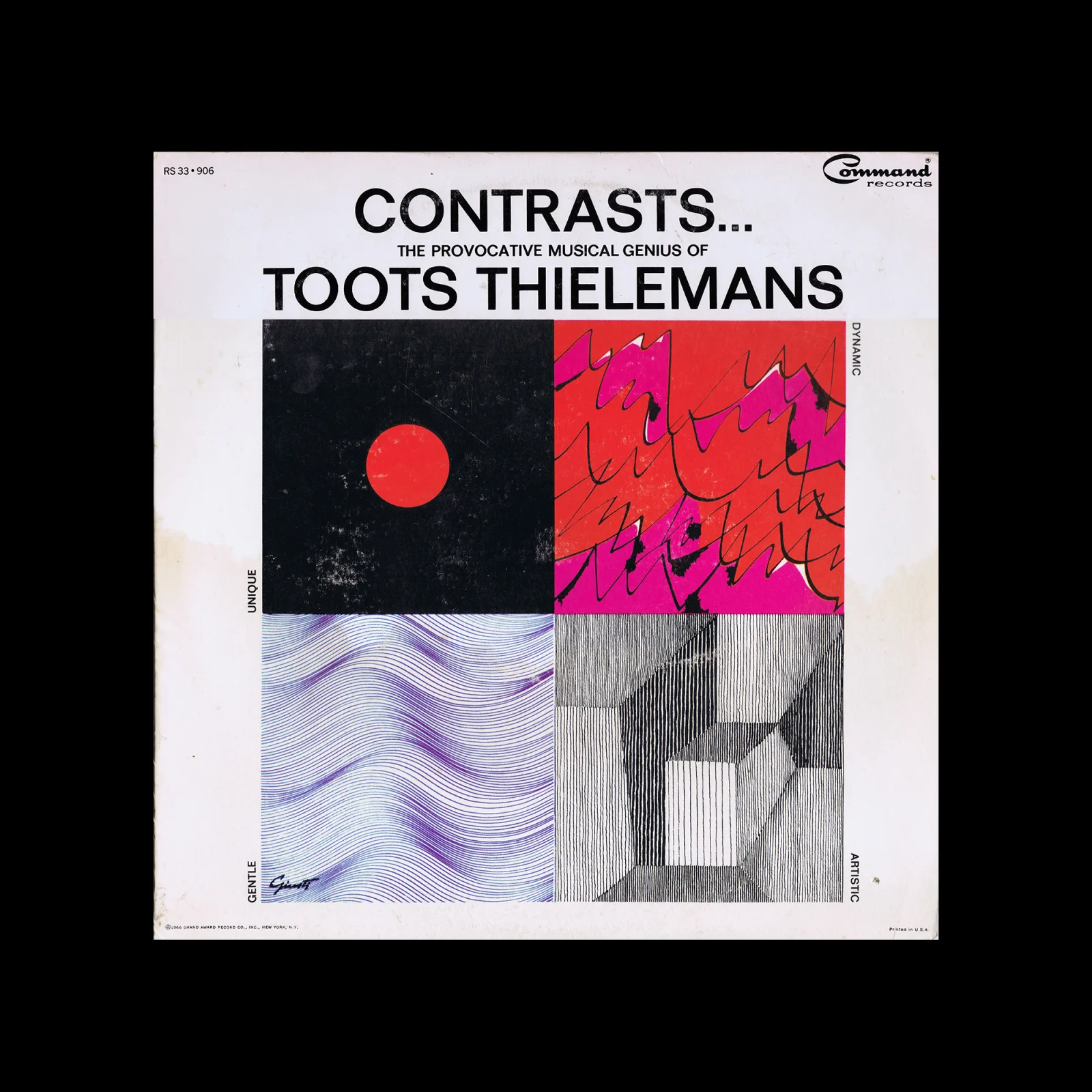Contrasts… The Provocative Musical Genius Of Toots Thielemans, Command Records, New York, 1966