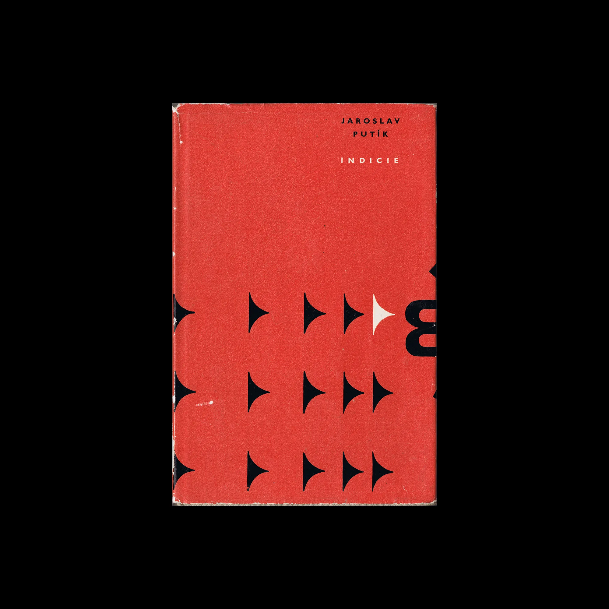 Indicie, Putík Jaroslav, Mladá fronta, 1963. Design and typography by Jiří Rathouský