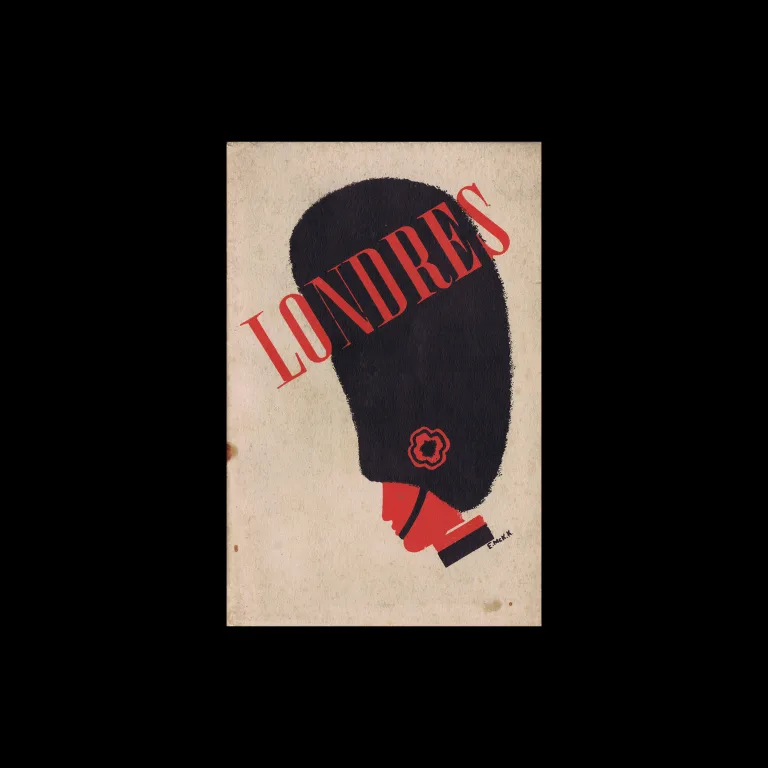 London Travel Guide, 1937. Cover design by Edward McKnight Kauffer