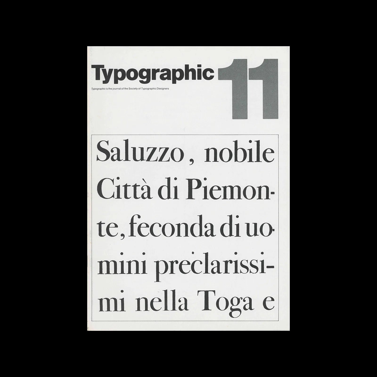 Typographic, 11, 1977