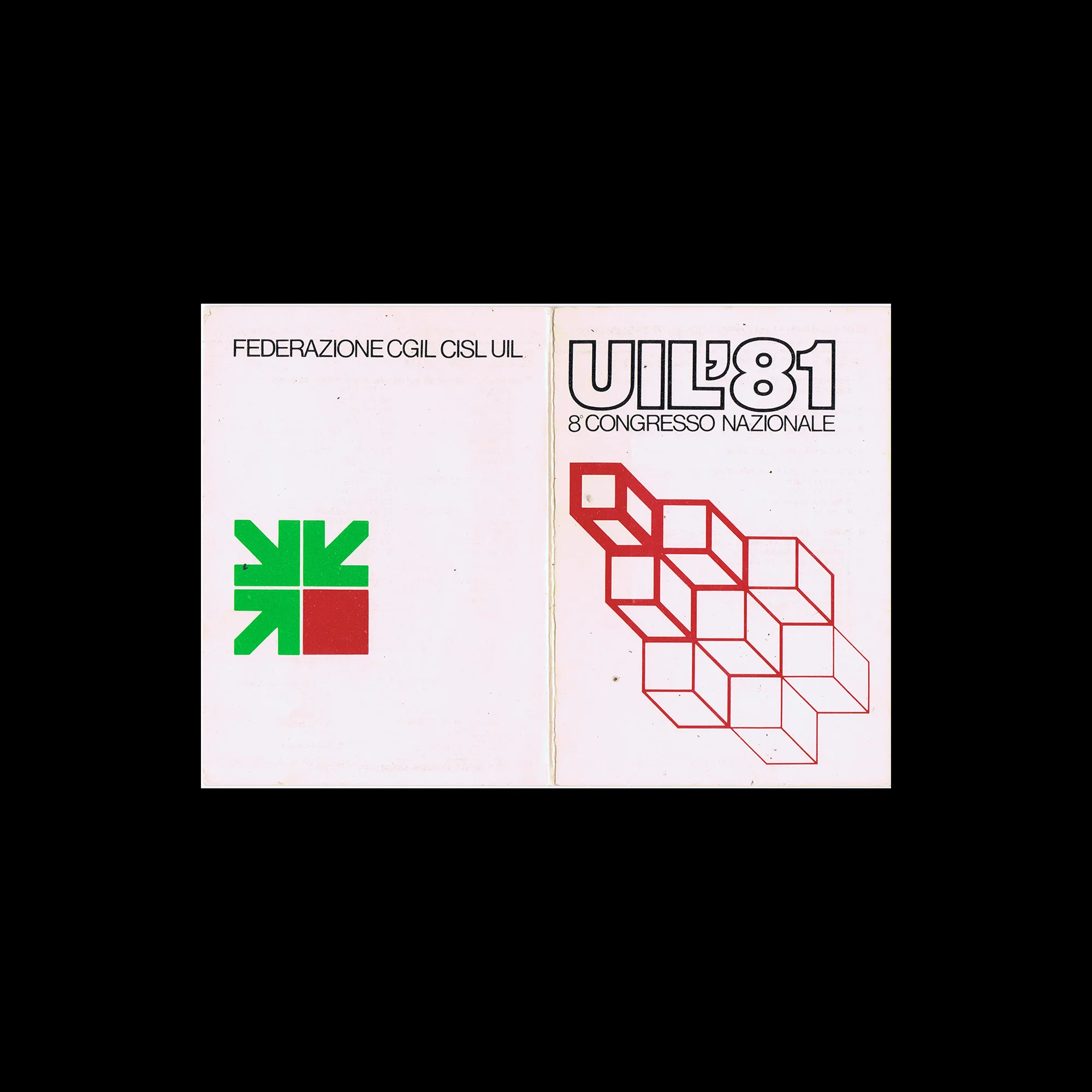 UIL (Unione Italiana Del Lavoro), Trade Union Card, 1981