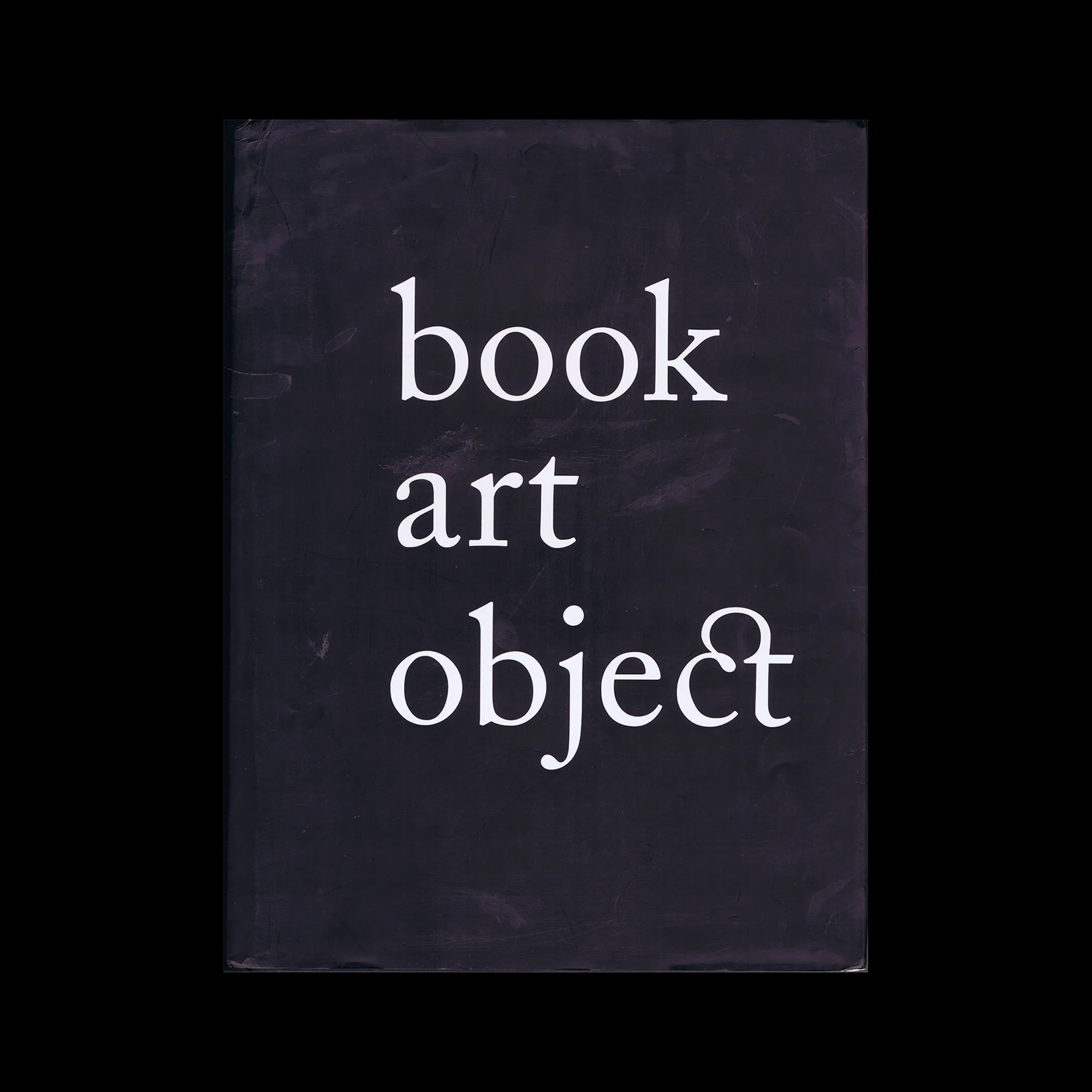 Book Art Object, Codex Foundation, 2010