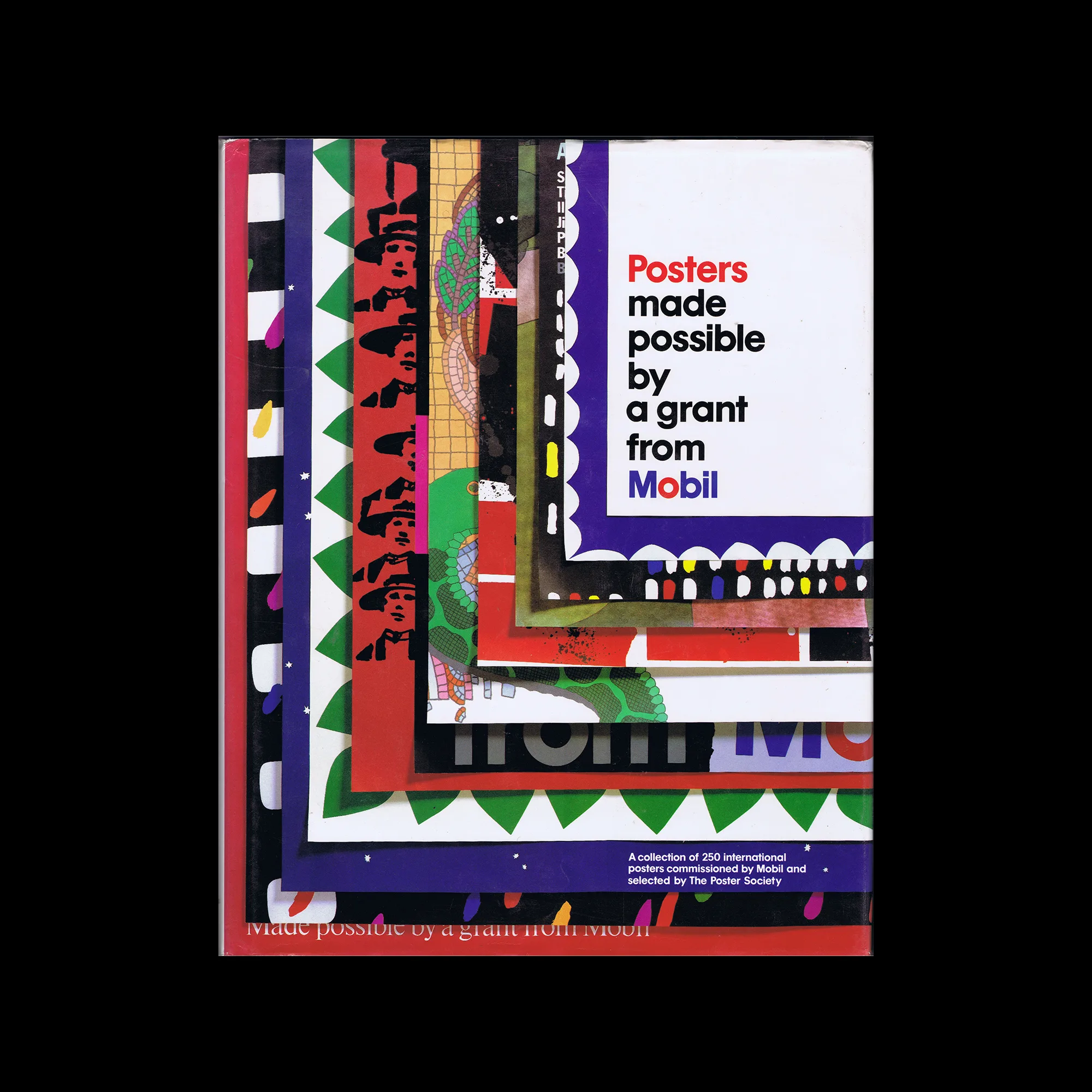 Posters made possible by a grant from Mobil, Graphis Press, 1988