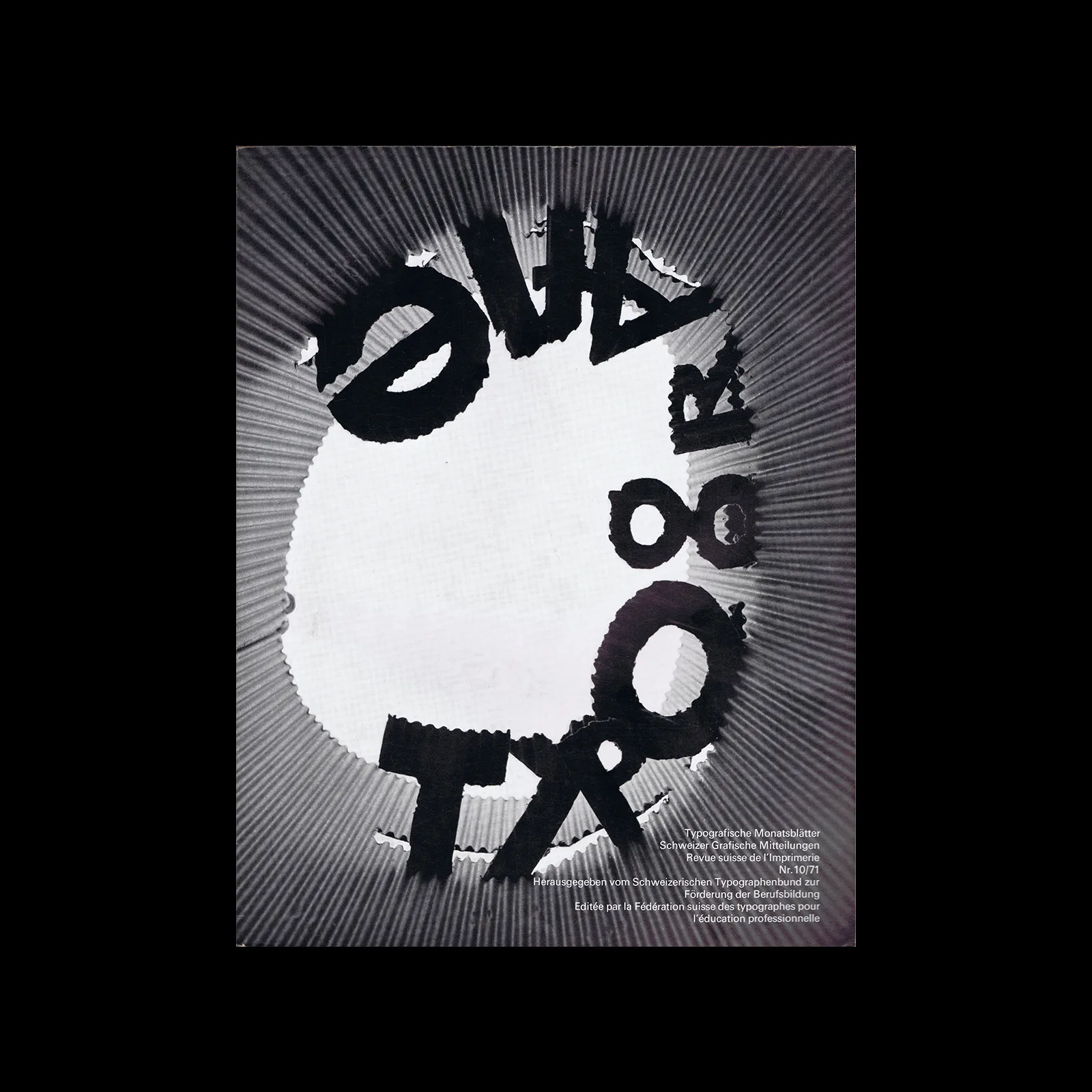 Typografische Monatsblätter, 10 1971