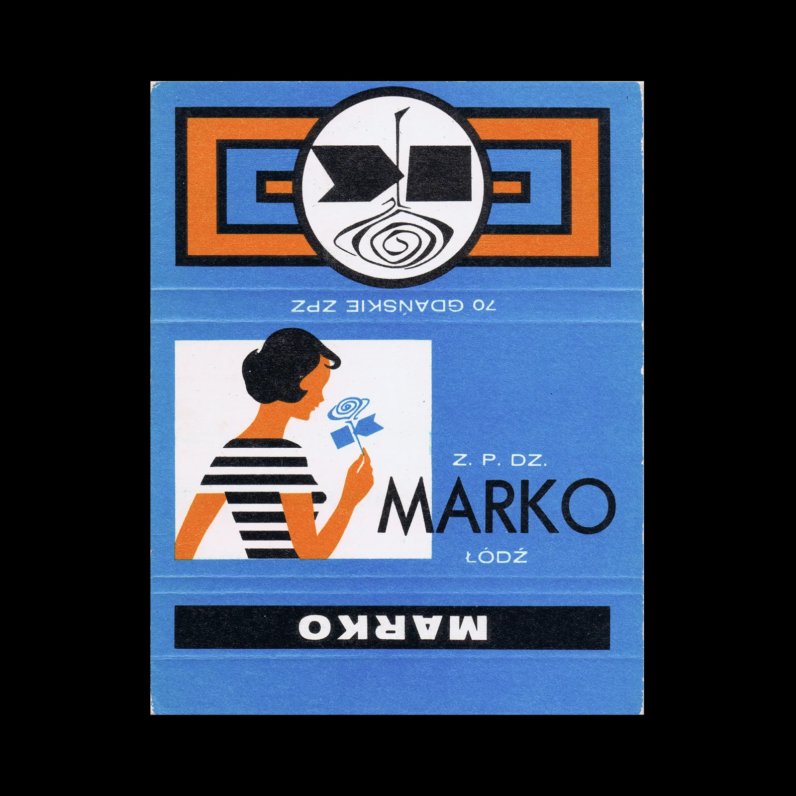 Z.P.DZ Marko, Polish Matchbox Label, c. 1970