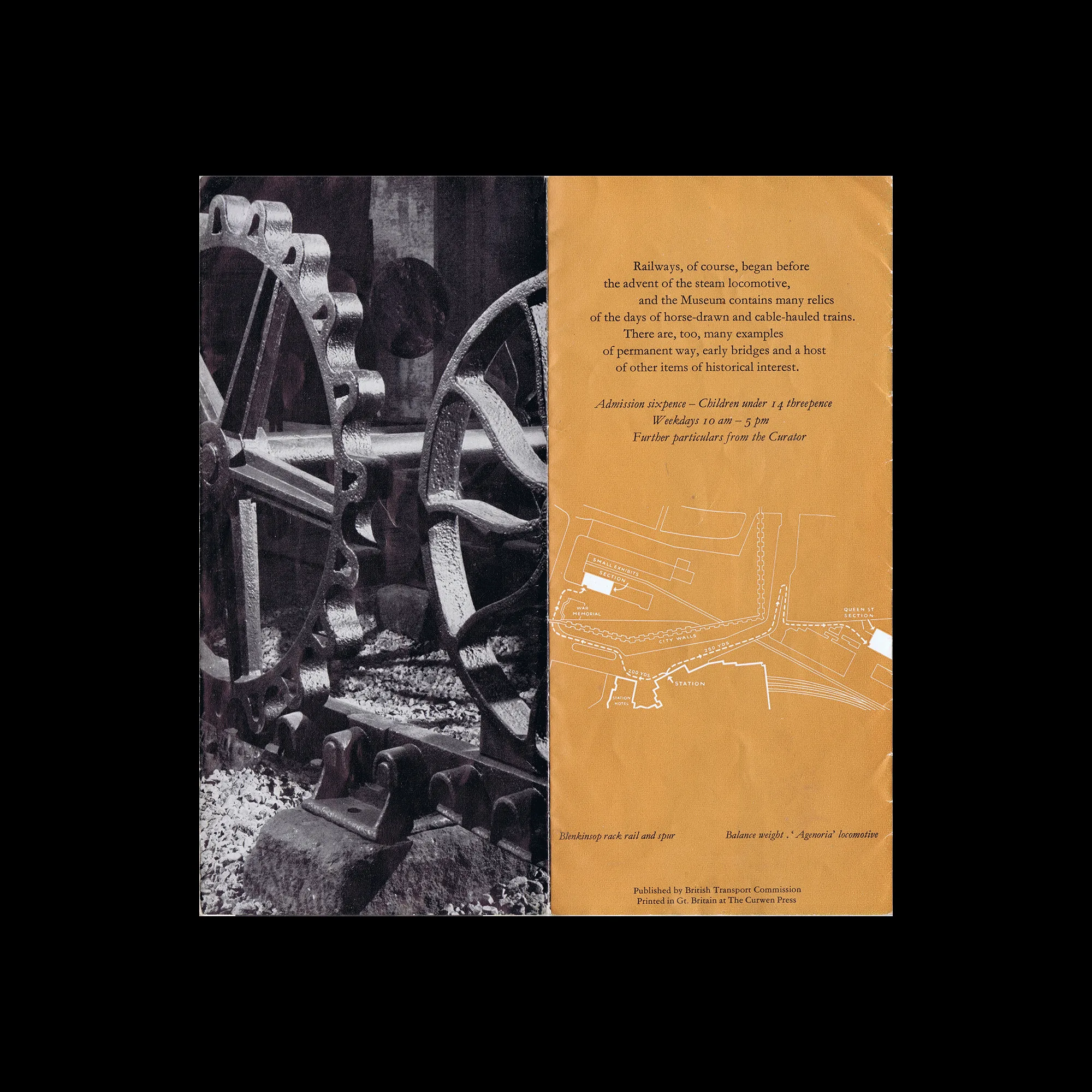 The Railway Museum York, Brochure, British Transport Commission, c.1960s