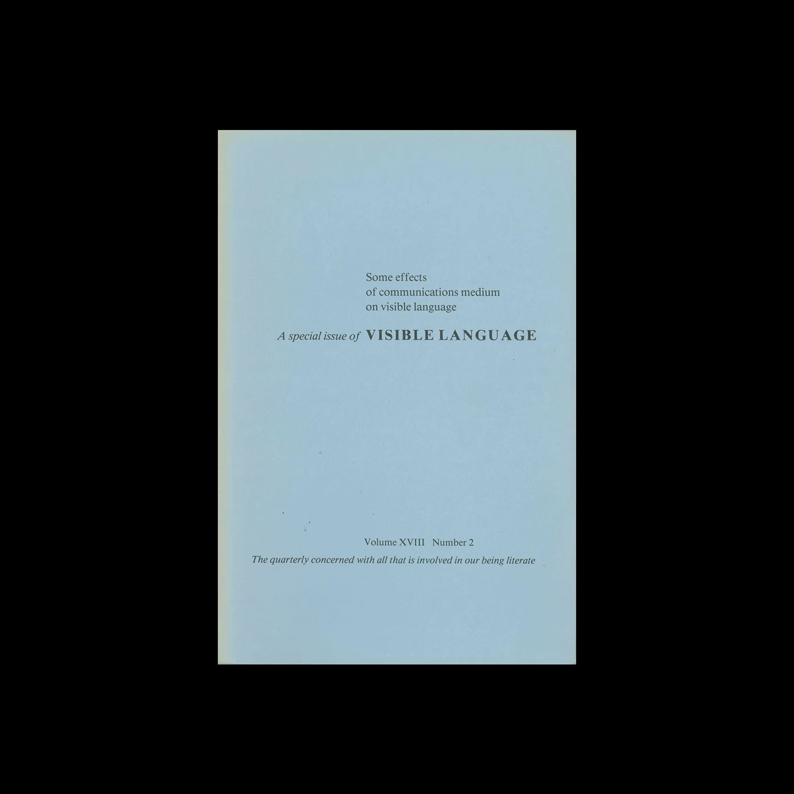 Visible Language, Vol 18, 02, 1984