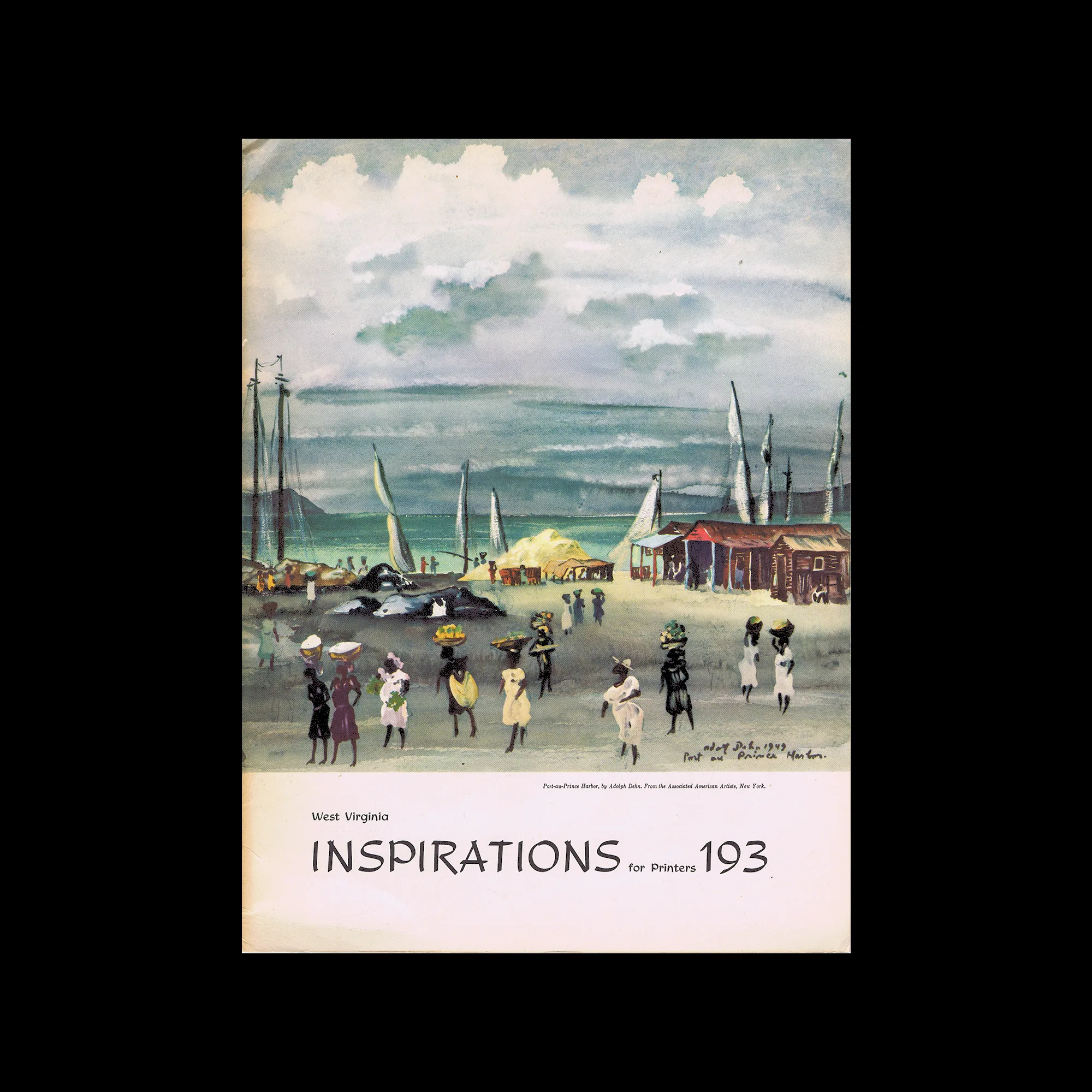 Westvaco Inspiration for Printers 193, West Virginia Pulp and Paper Company, 1953 1 Westvaco Inspiration for Printers 193, West Virginia Pulp and Paper Company, 1953. Bradbury Thompson (Art Director), Norman Rockwell (Cover)