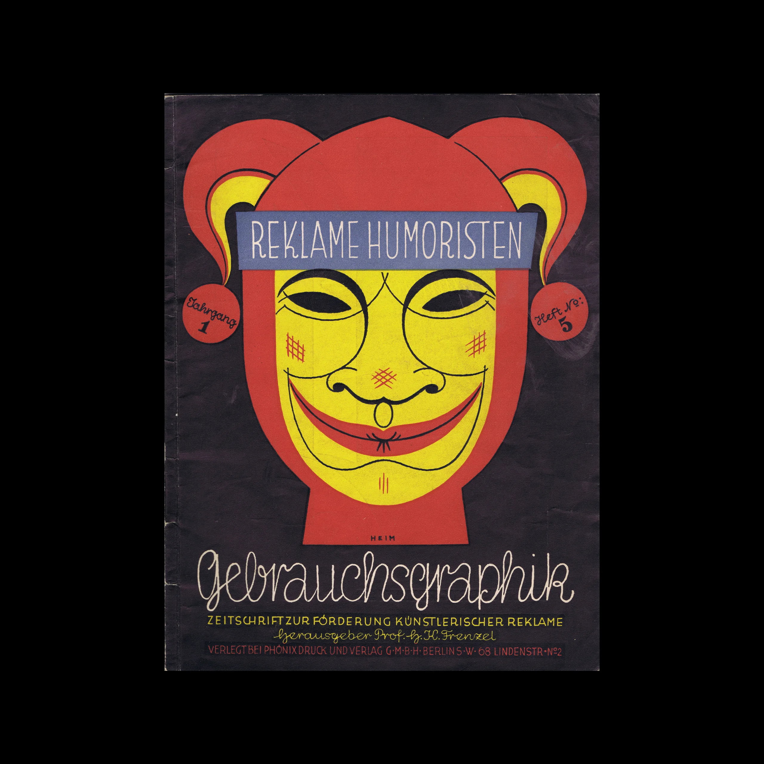 Gebrauchsgraphik, 05, 1924 1 Gebrauchsgraphik, 05, 1924. Cover design by Albert Heim