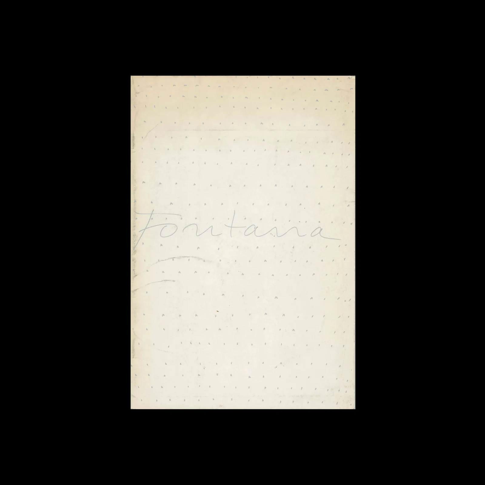 Lucio Fontana, Stedelijk Museum, Amsterdam , 1967