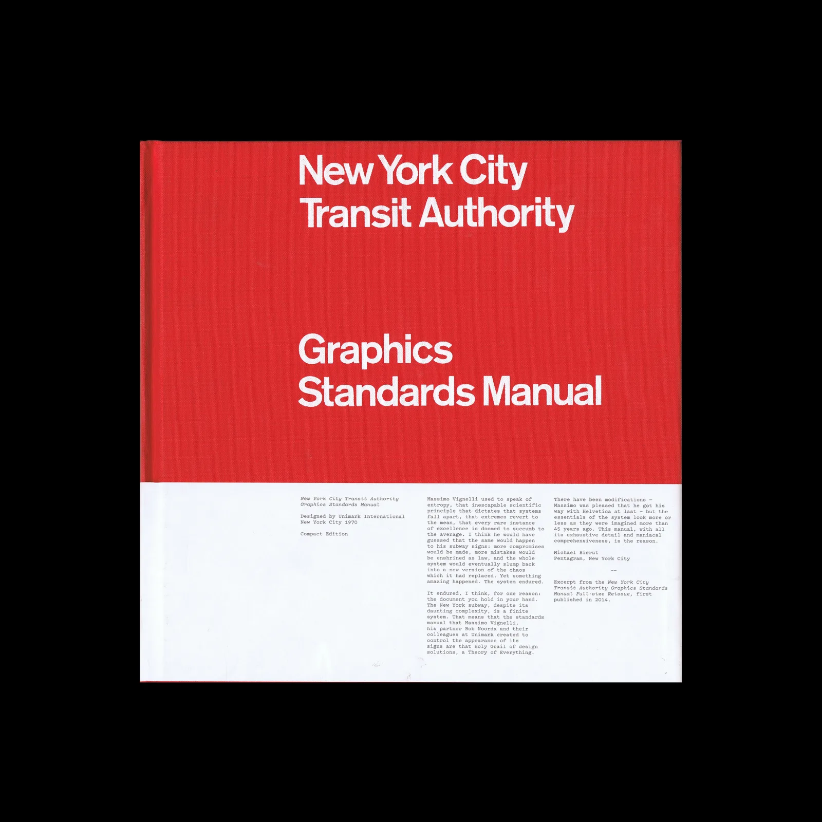 New York City Transit, Authority Graphics Standard Manual, Standards Manual, 2014