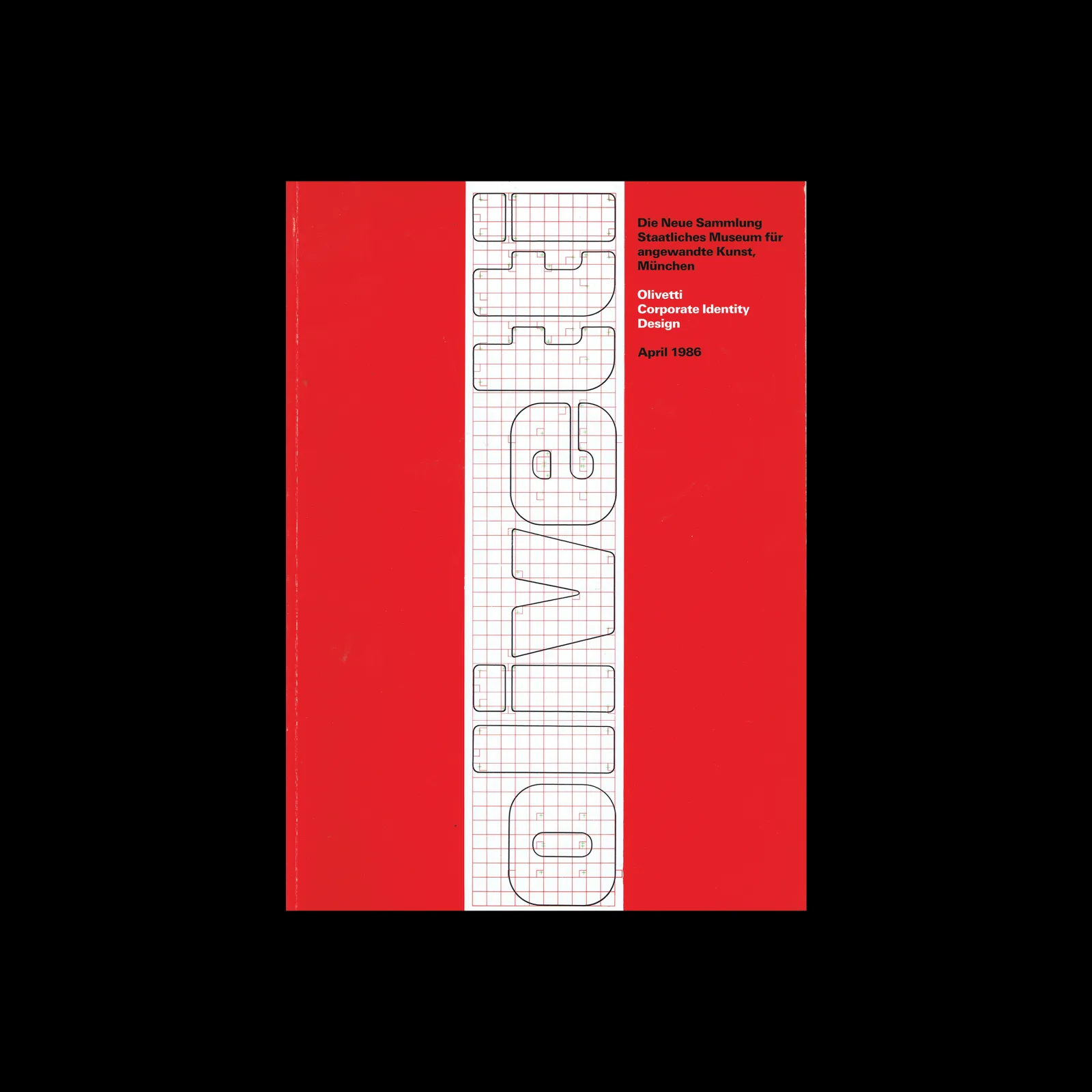 Olivetti Corporate Identity Design, Die Neue Sammlung München, 1986