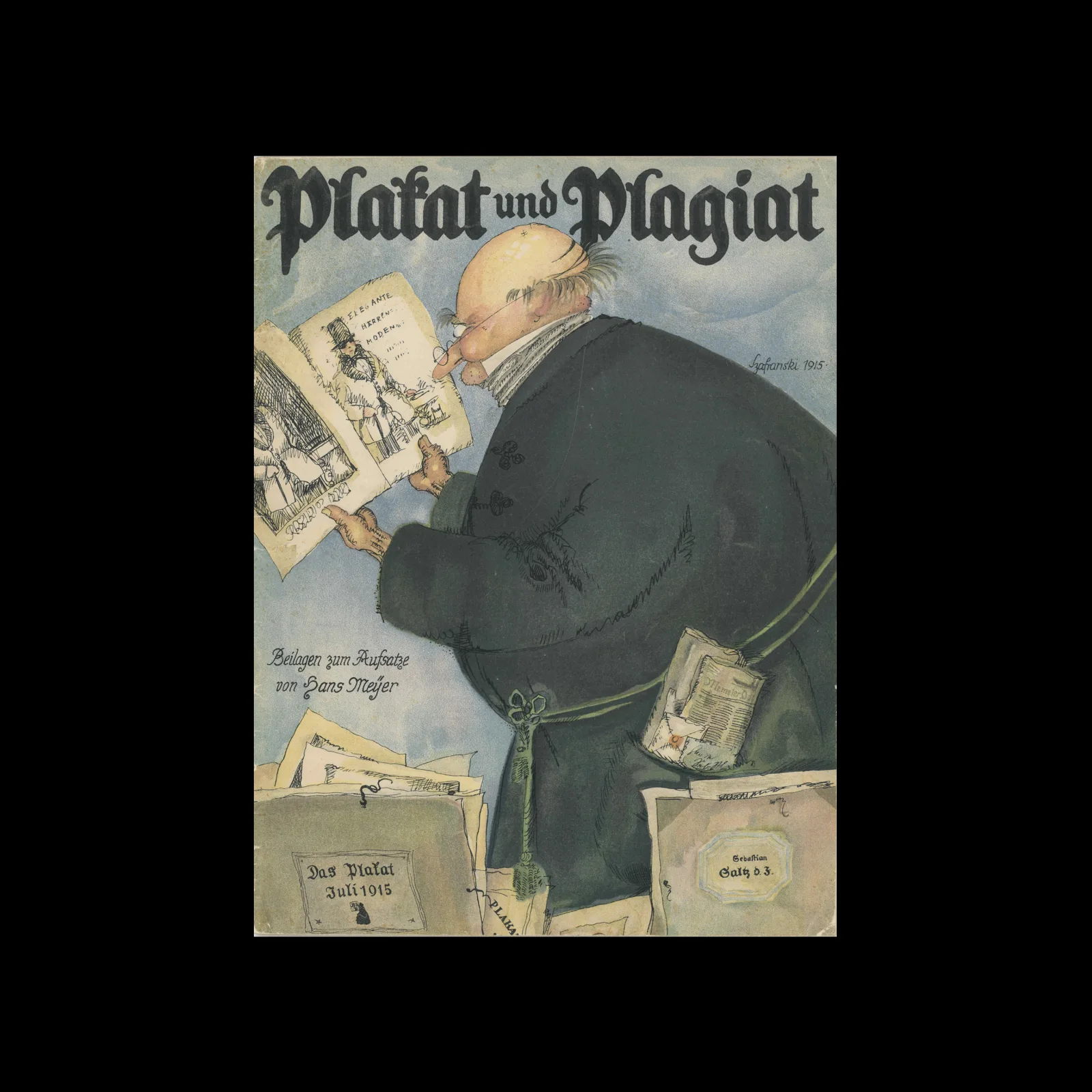 Plakat und Plagiat, Das Plakat, Juli 1915