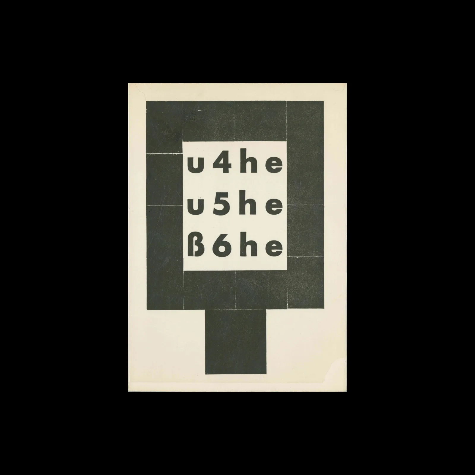 Poesia Typographica – HAP Grieshaber, Galerie der Spiegel, Köln, 1962