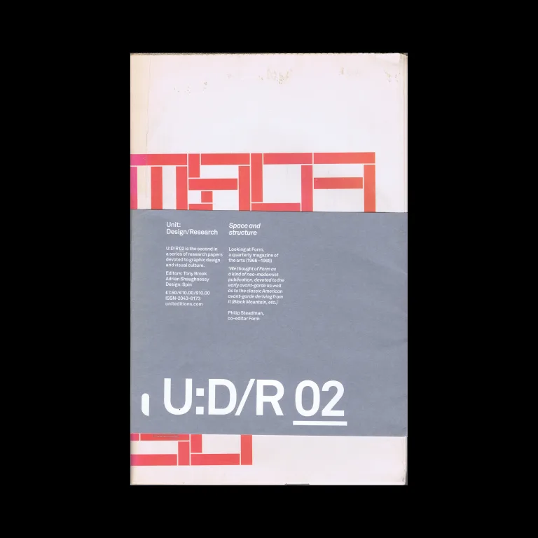 Unit: Design / Research 02 – Space and Structure, Unit Editions, 2010