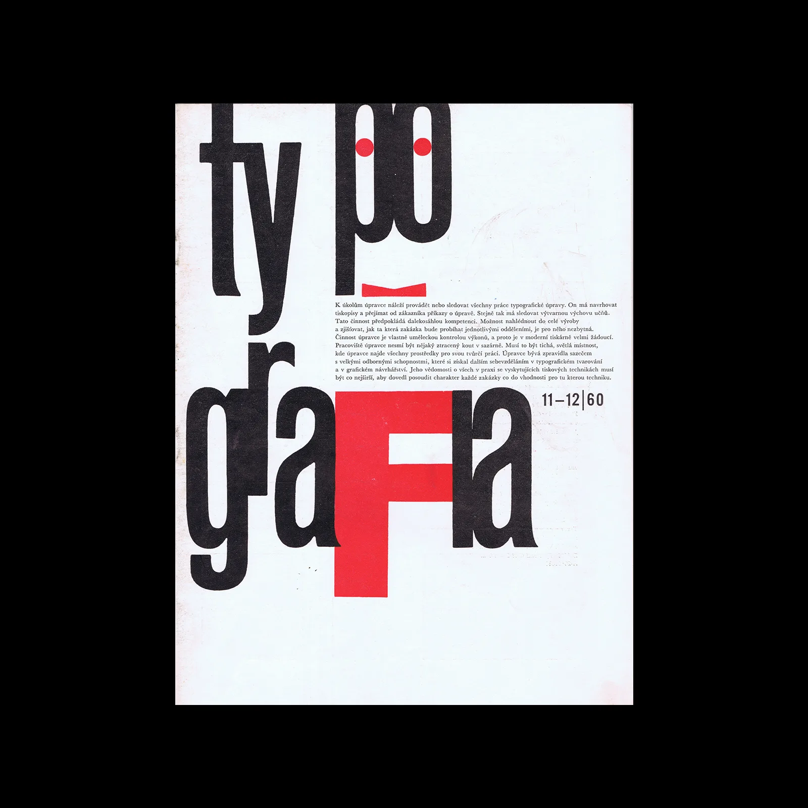 Typografia, ročník 63, 11-12, 1960